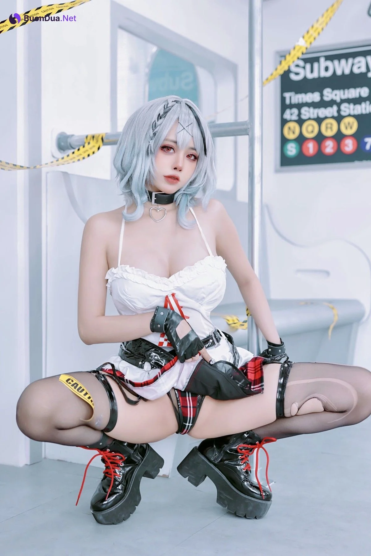 Cosplay 萝莉Byoru 沙花叉クロヱ Sakamata Chloe - Photo 13