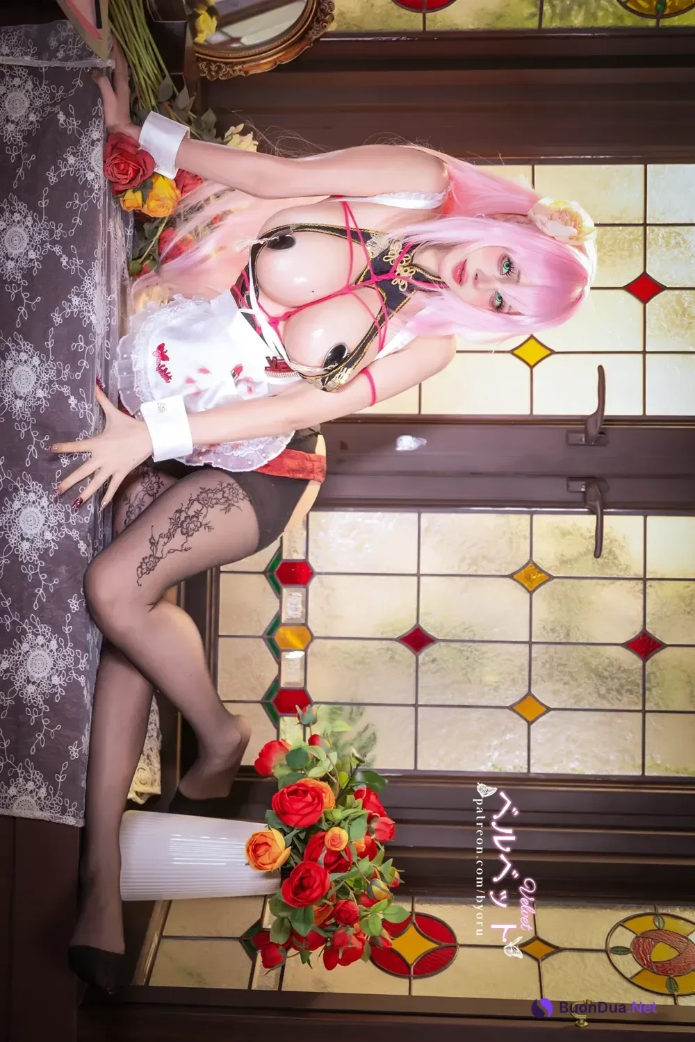 Cosplay 日本性感萝莉Byoru – Velvet Maid Nikke 薇尔维特女仆 - รูปภาพ 6