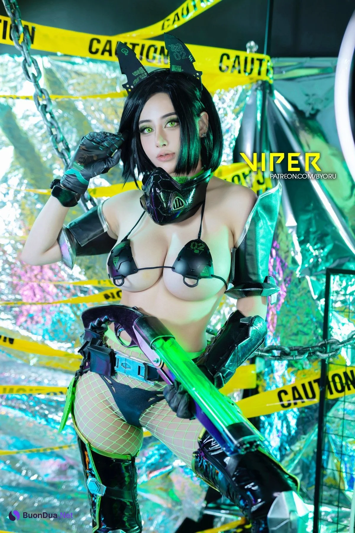 Cosplay 日本性感萝莉Byoru Viper Valorant - Photo 11