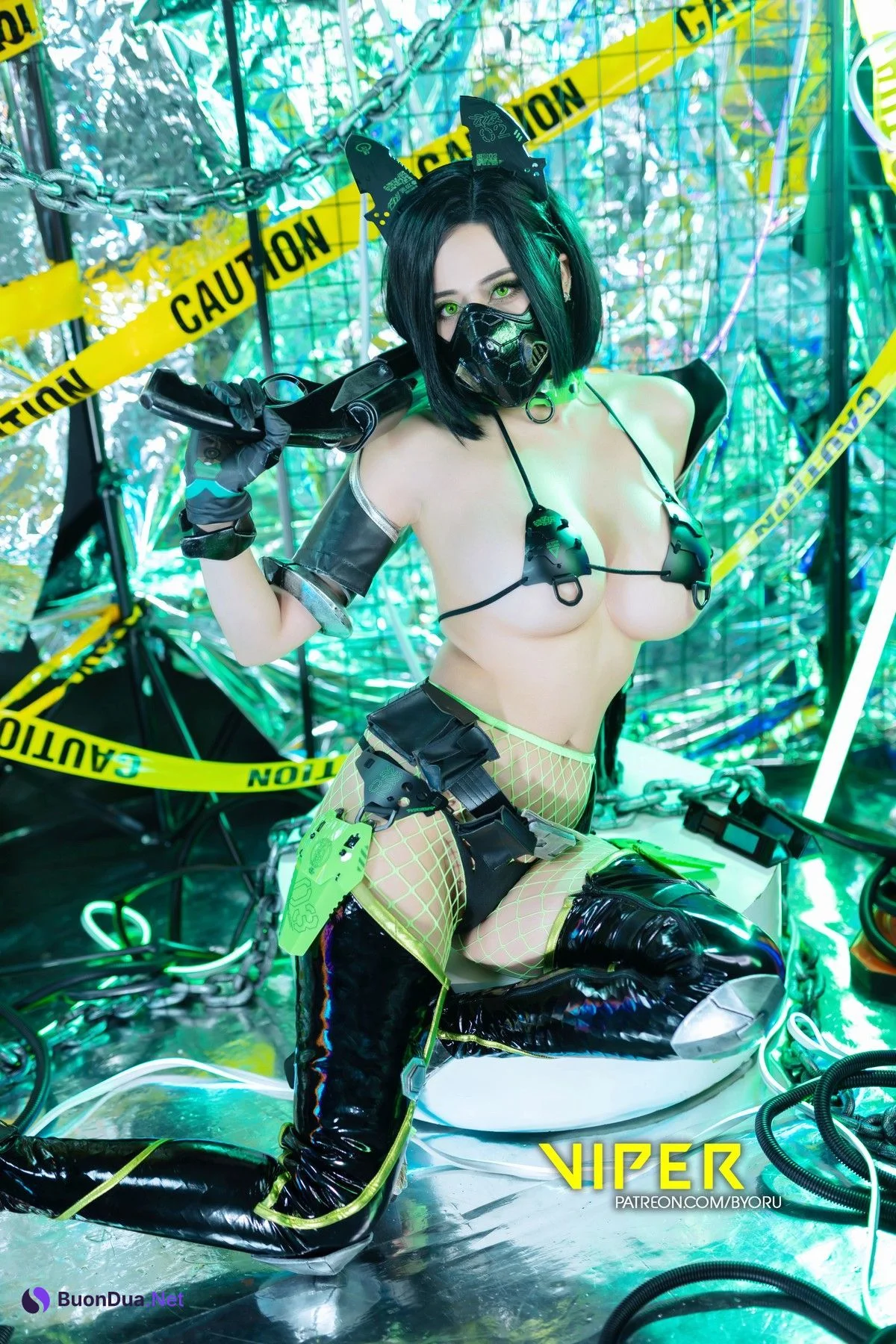 Cosplay 日本性感萝莉Byoru Viper Valorant - Photo 14