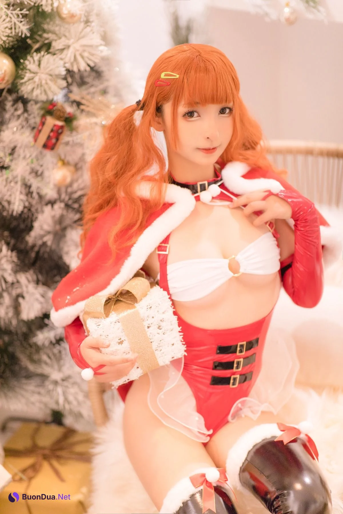 神楽坂真冬 Cosplay クリスマス クイーン 圣诞 - Photo 18