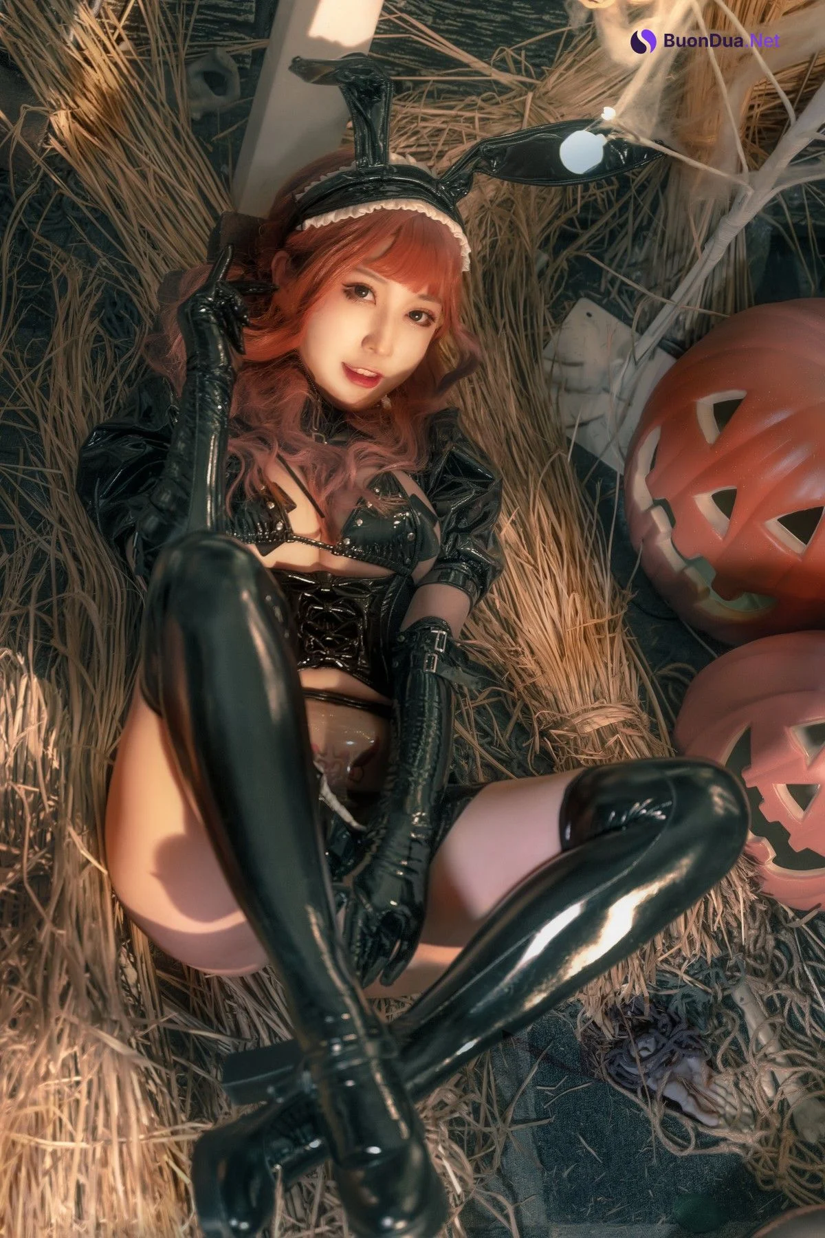 Cosplay 奇行家狗崽 漆皮兔女仆 - Photo 13