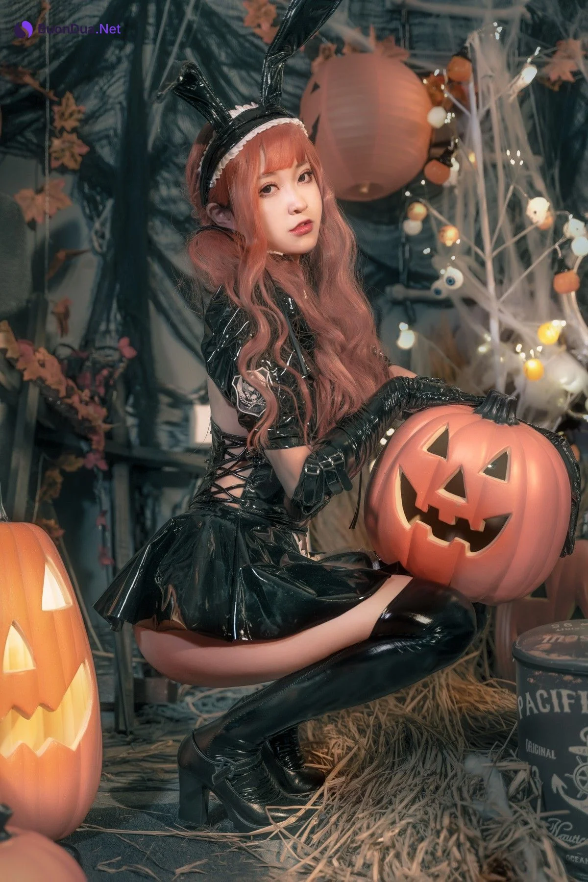 Cosplay 奇行家狗崽 漆皮兔女仆 - Photo 14