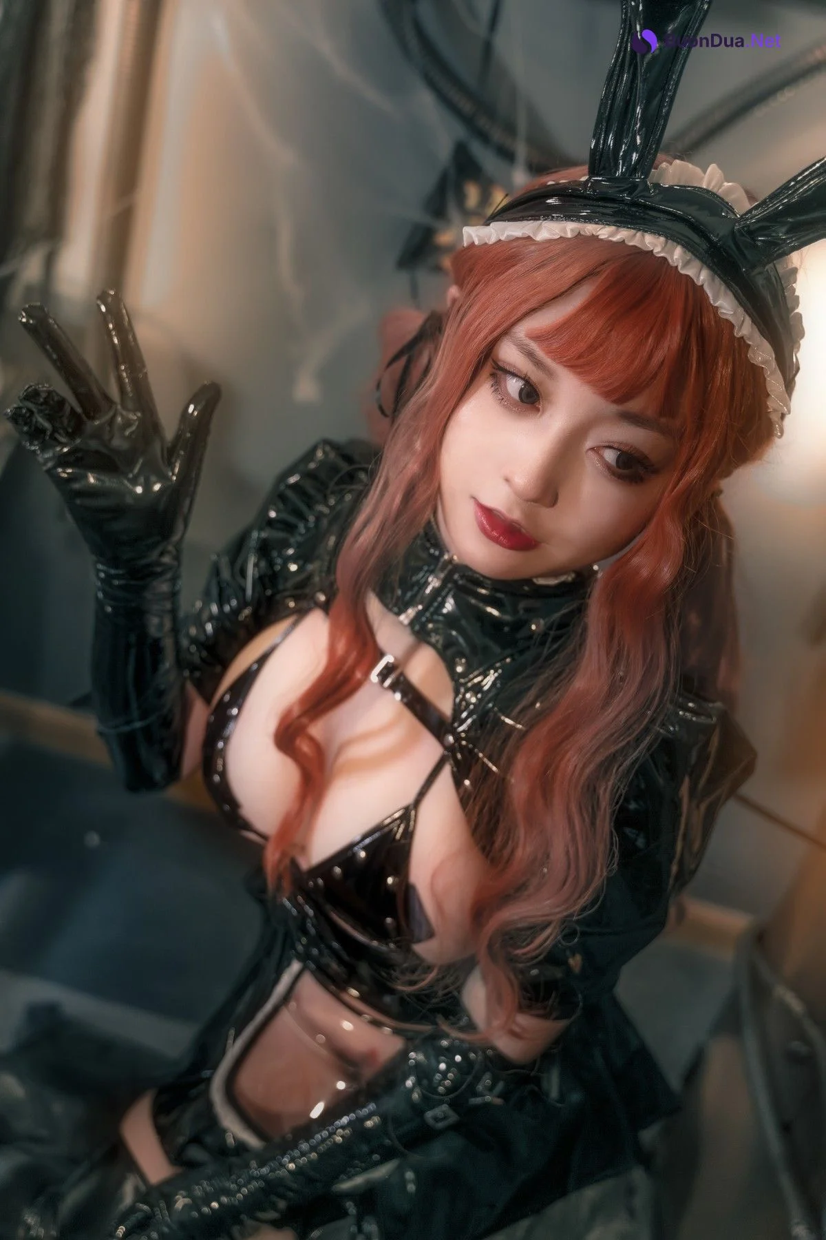 Cosplay 奇行家狗崽 漆皮兔女仆 - Photo 19