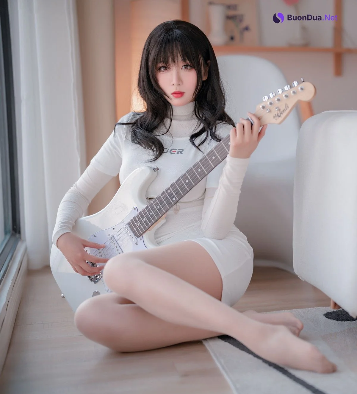 Cosplay 轩萧学姐 吉他妹妹肉丝 - Photo 11