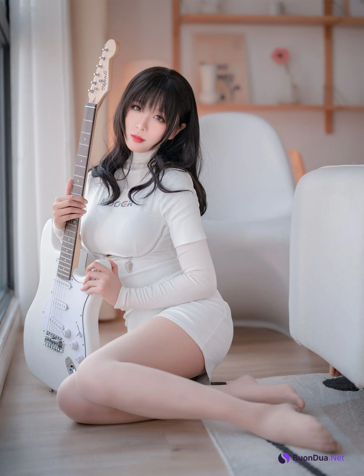 Cosplay 轩萧学姐 吉他妹妹肉丝 - Photo 15