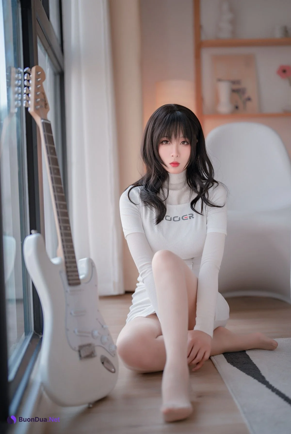 Cosplay 轩萧学姐 吉他妹妹肉丝 - Photo 5