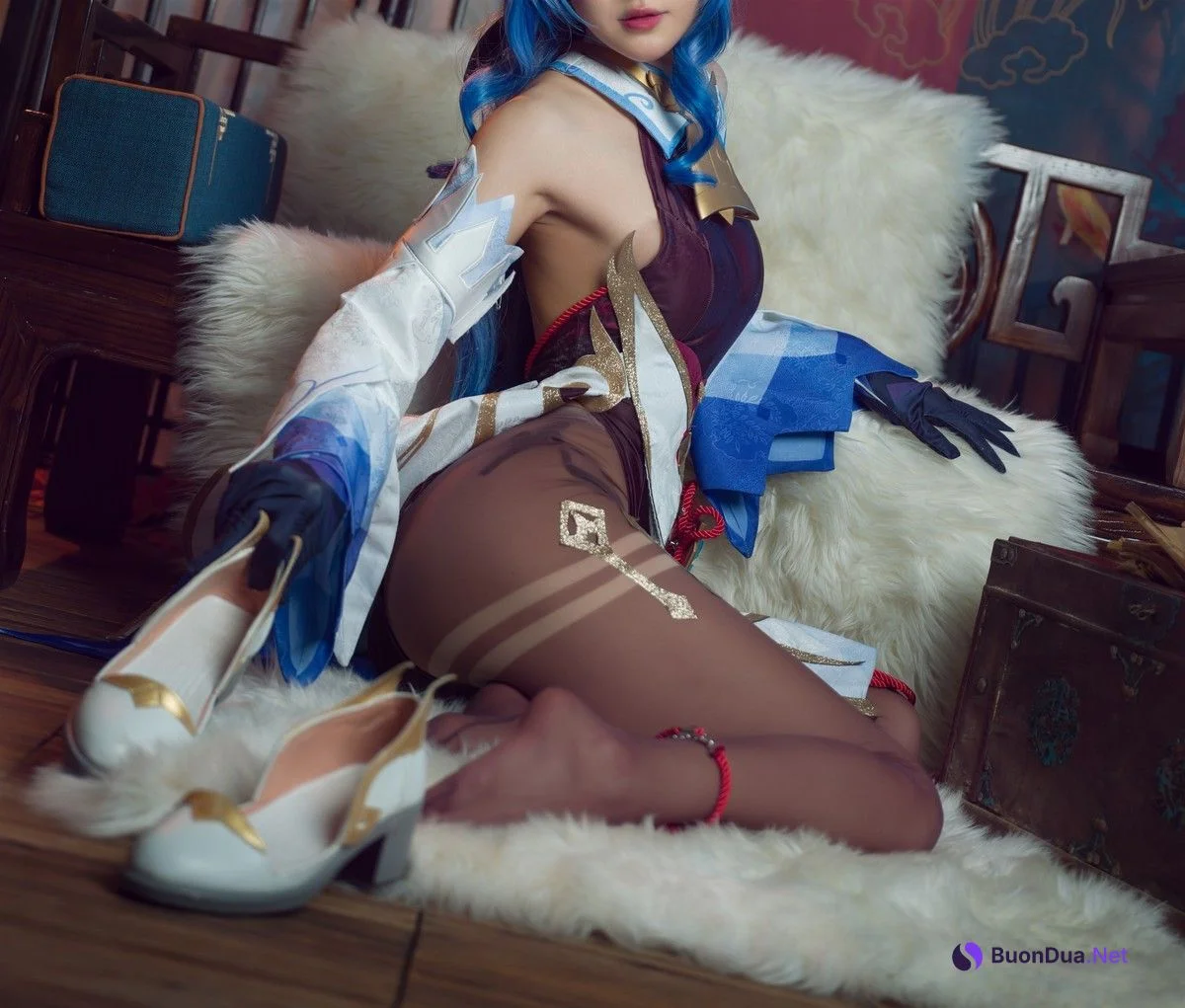 阿包也是兔娘 Cosplay 舰长 原神甘雨 - Photo 10