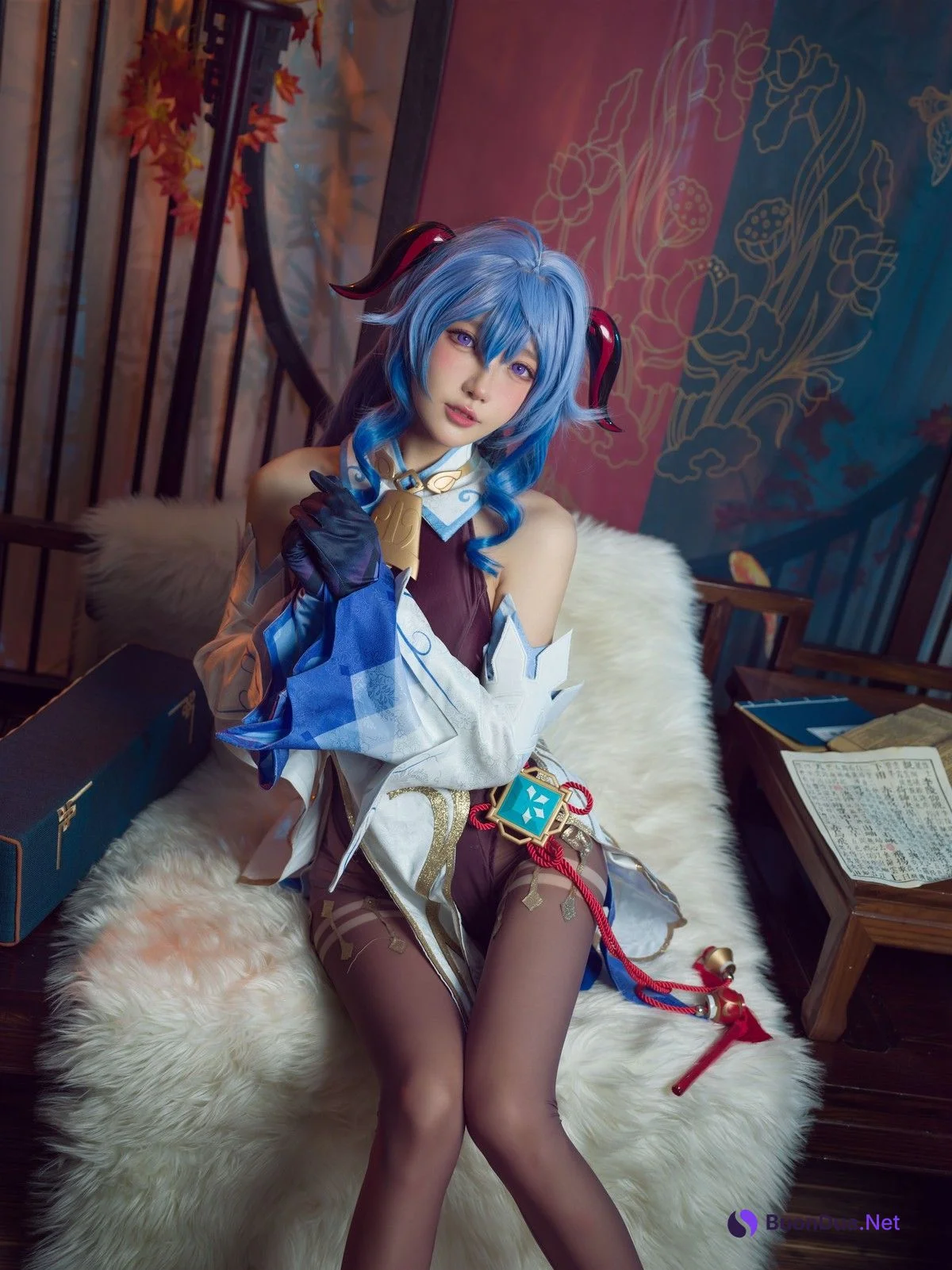 阿包也是兔娘 Cosplay 舰长 原神甘雨 - Photo 2