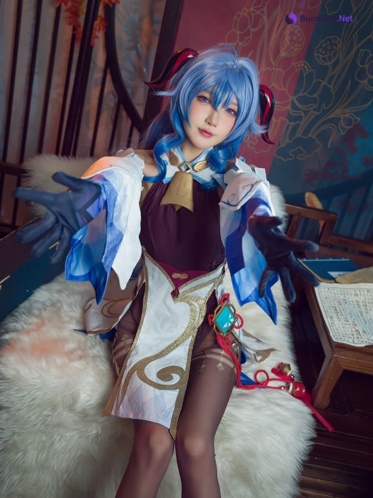 阿包也是兔娘 Cosplay 舰长 原神甘雨 - Photo 3