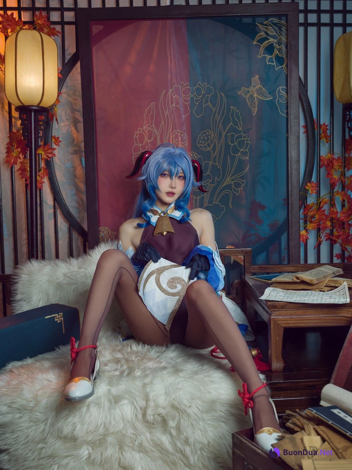 阿包也是兔娘 Cosplay 舰长 原神甘雨 - Photo 6
