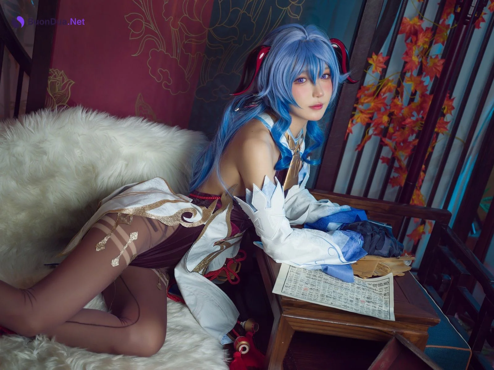 阿包也是兔娘 Cosplay 舰长 原神甘雨 - Photo 7
