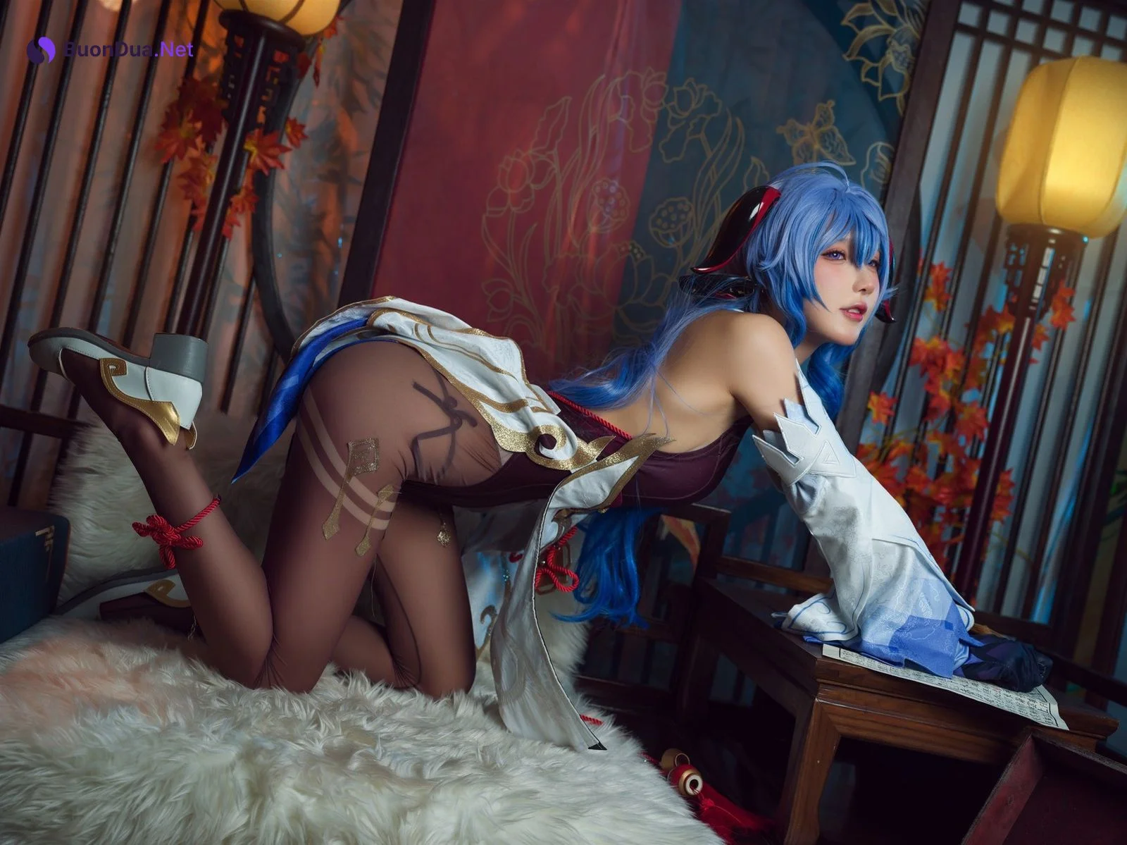 阿包也是兔娘 Cosplay 舰长 原神甘雨 - Photo 8