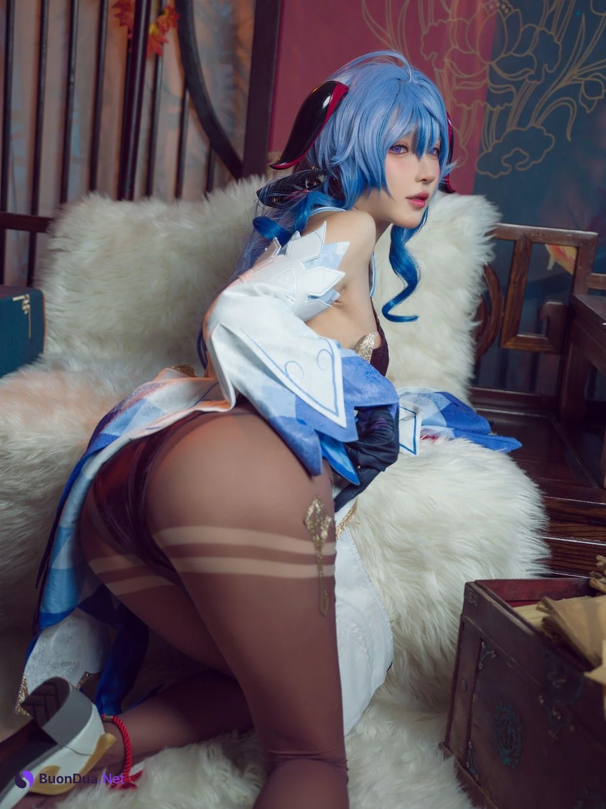 阿包也是兔娘 Cosplay 舰长 原神甘雨 - Photo 9