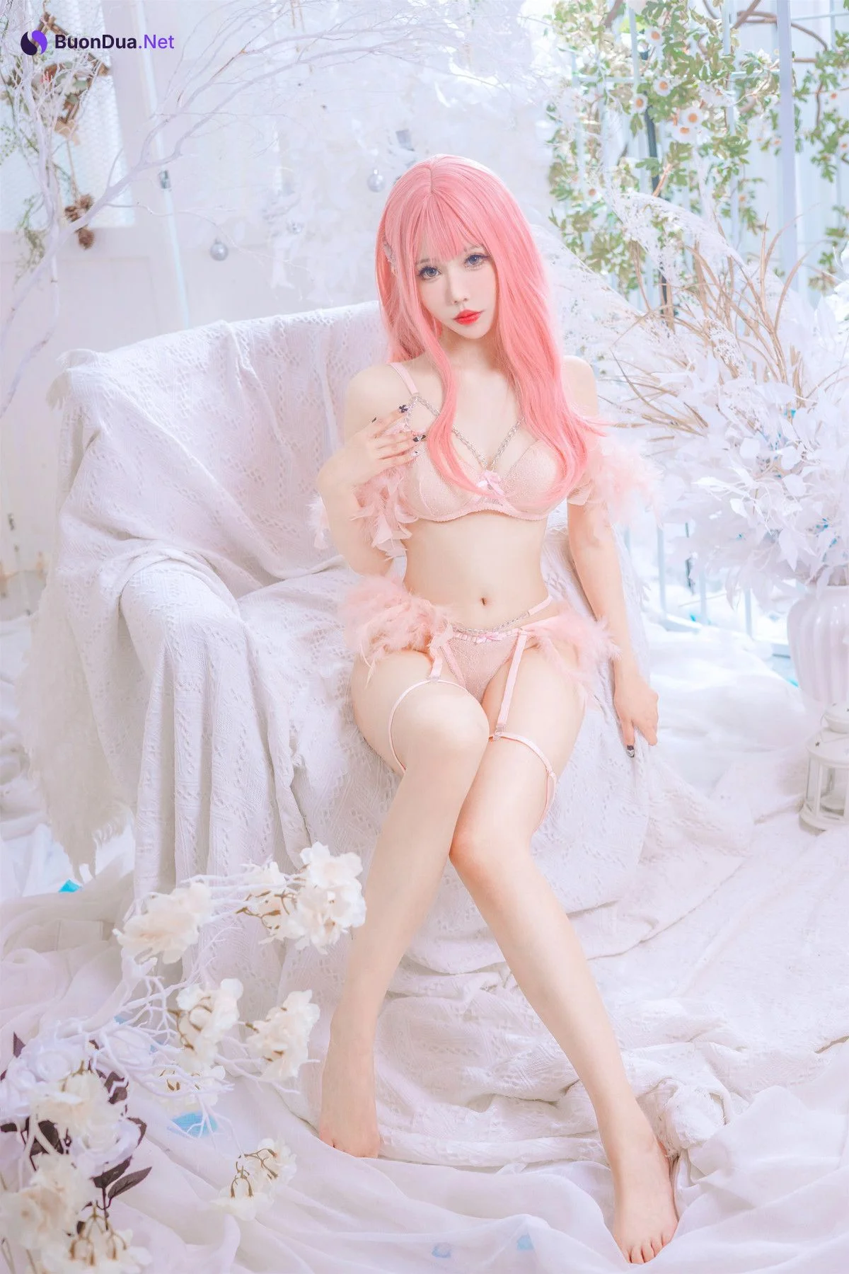 Cosplay 仙女月 粉色内衣 - Photo 10