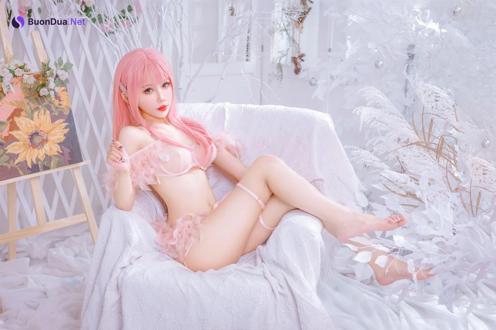Cosplay 仙女月 粉色内衣 - Photo 6