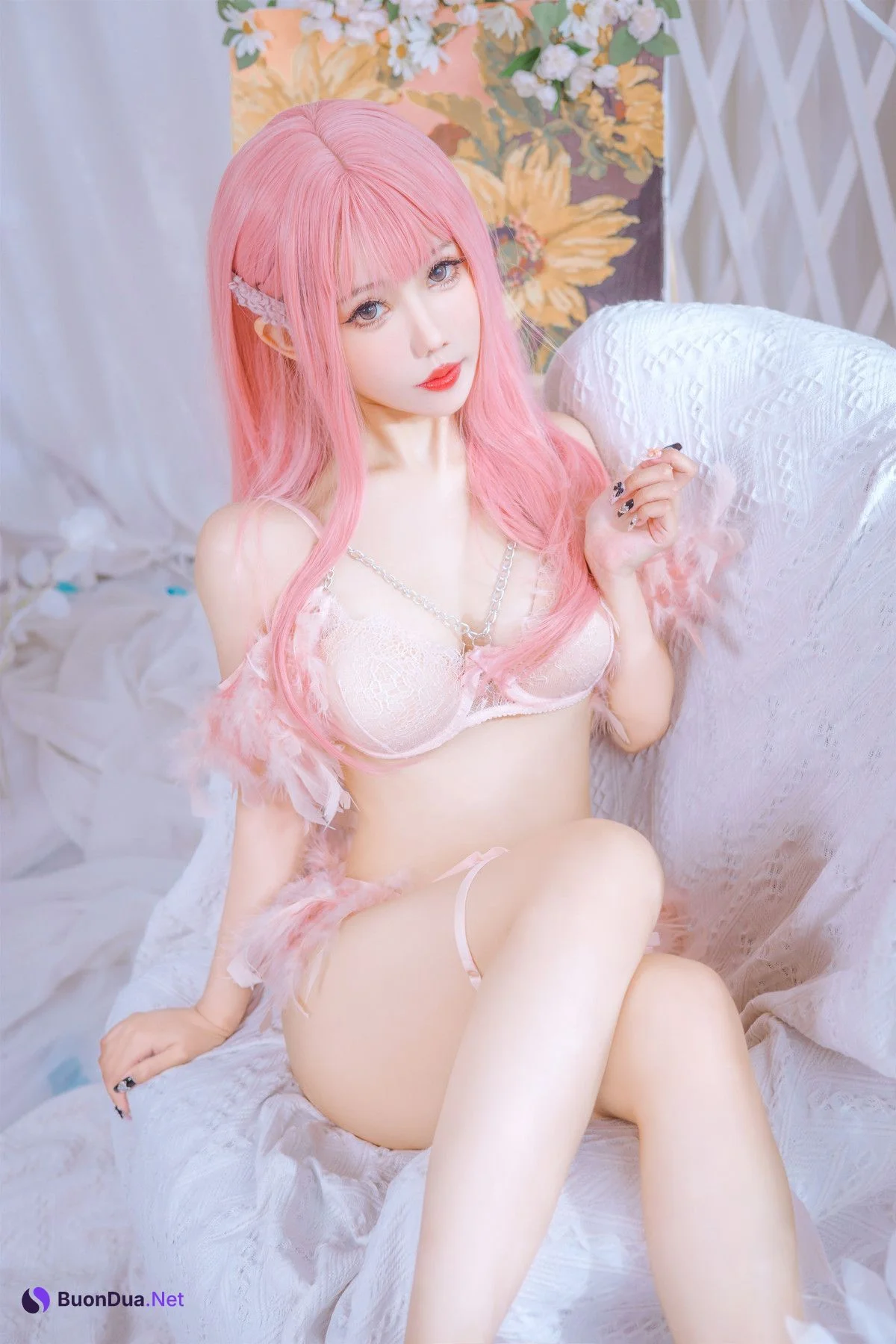 Cosplay 仙女月 粉色内衣 - Photo 7