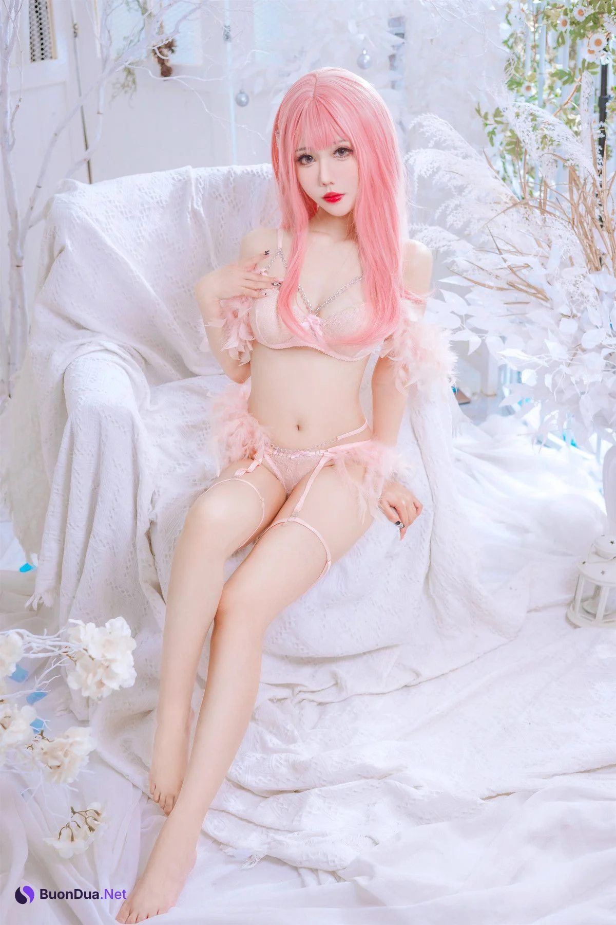 Cosplay 仙女月 粉色内衣 - Photo 9