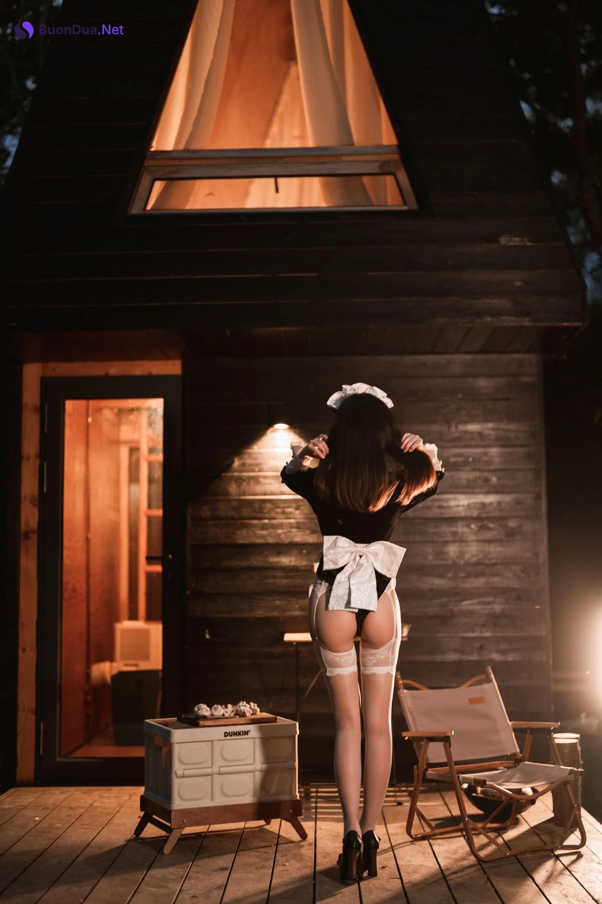 Cosplay 面饼仙儿 木屋女仆 Cabin Maid - Photo 12