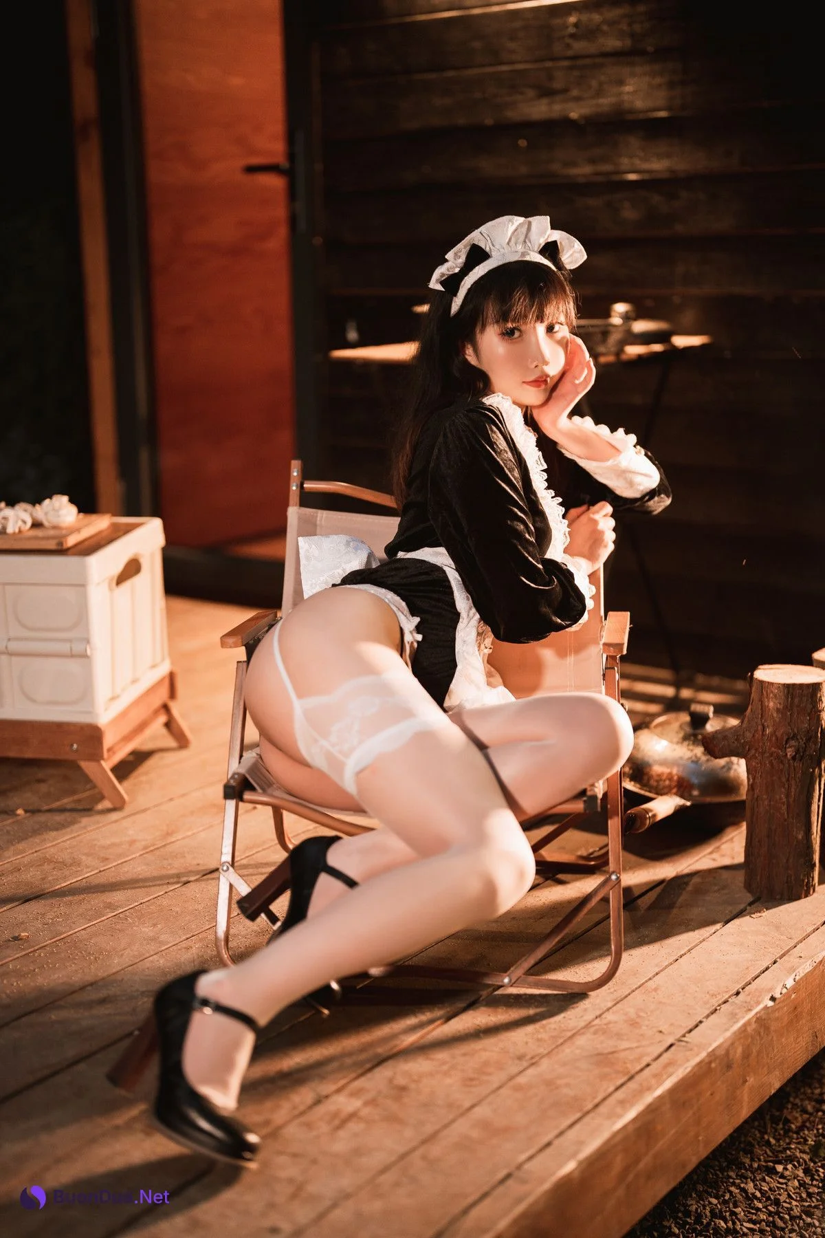 Cosplay 面饼仙儿 木屋女仆 Cabin Maid - Photo 15