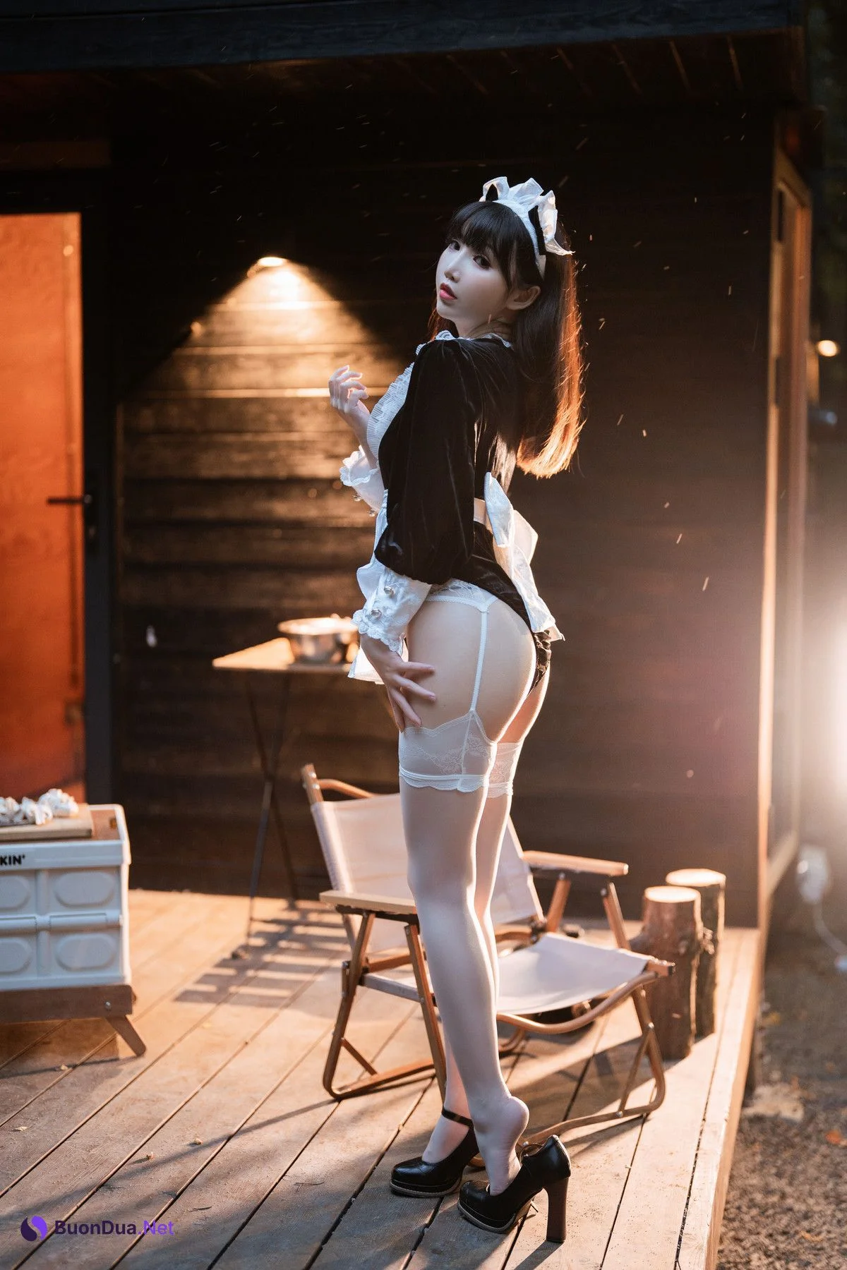 Cosplay 面饼仙儿 木屋女仆 Cabin Maid - Photo 19