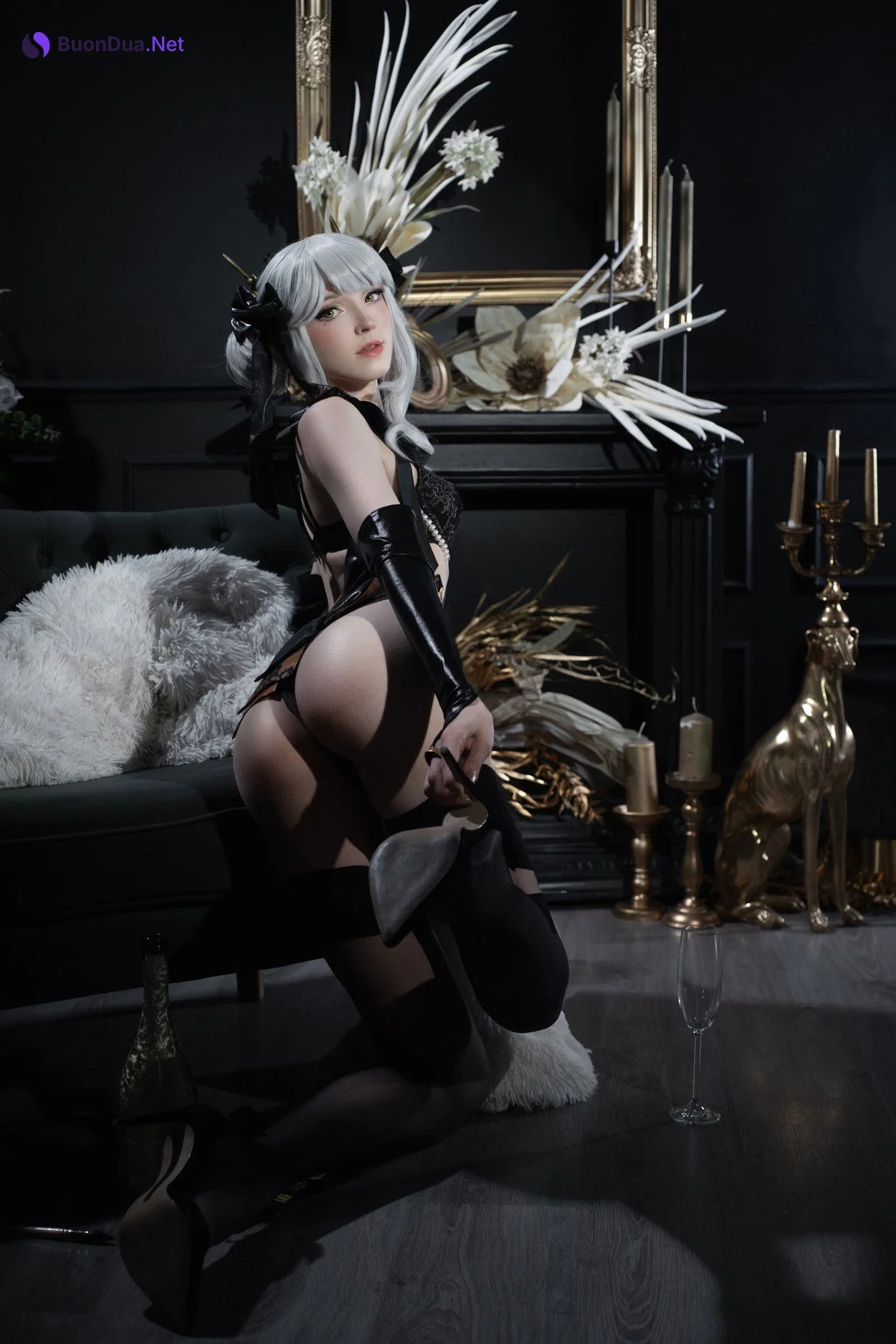 Cosplay Candy_Ball Blanc White Rabbit NIKKE - Photo 19