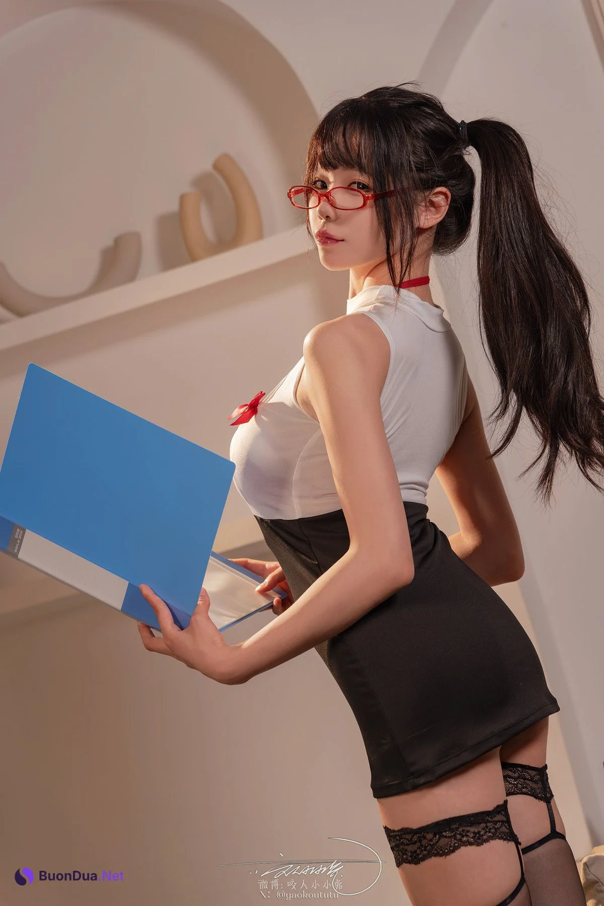 Cosplay 黏黏团子兔 家庭教师私授课 - Photo 4