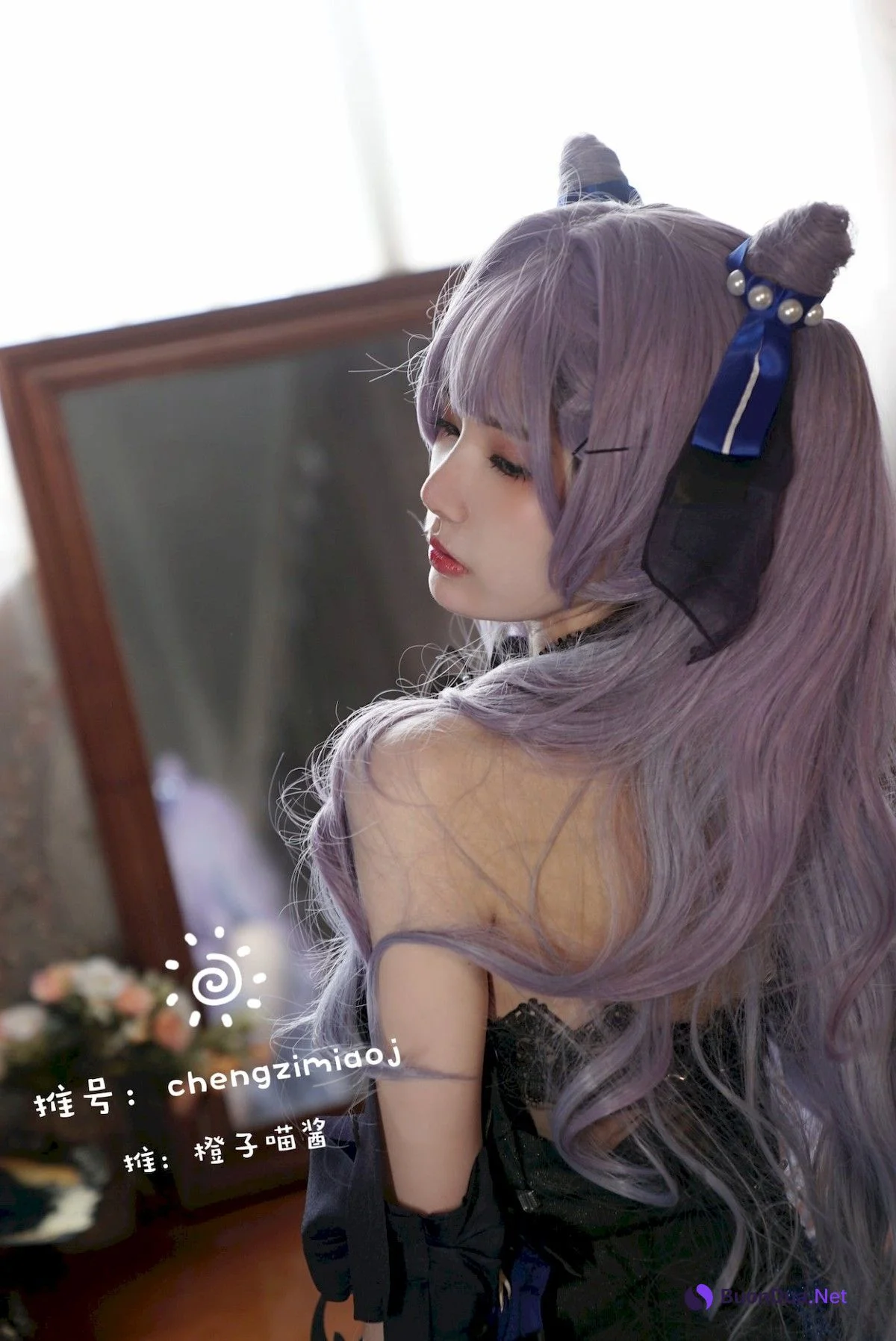 Cosplay 橙子喵酱 Chengzimiaoj 刻晴 Keqing - Photo 2