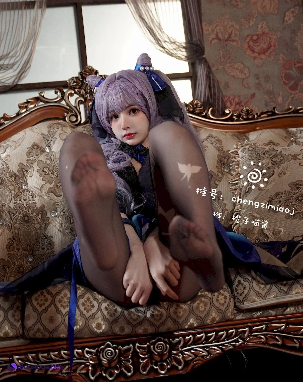 Cosplay 橙子喵酱 Chengzimiaoj 刻晴 Keqing - Photo 3