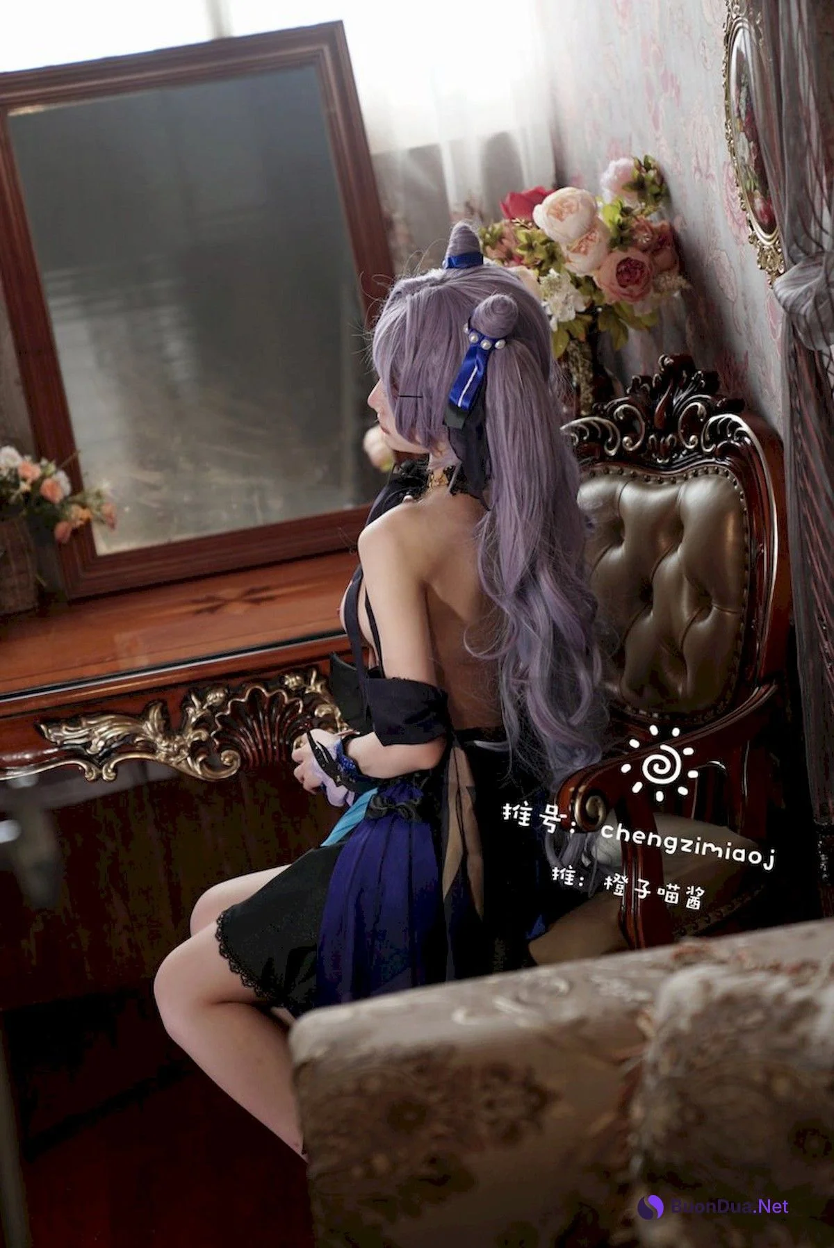Cosplay 橙子喵酱 Chengzimiaoj 刻晴 Keqing - Photo 7