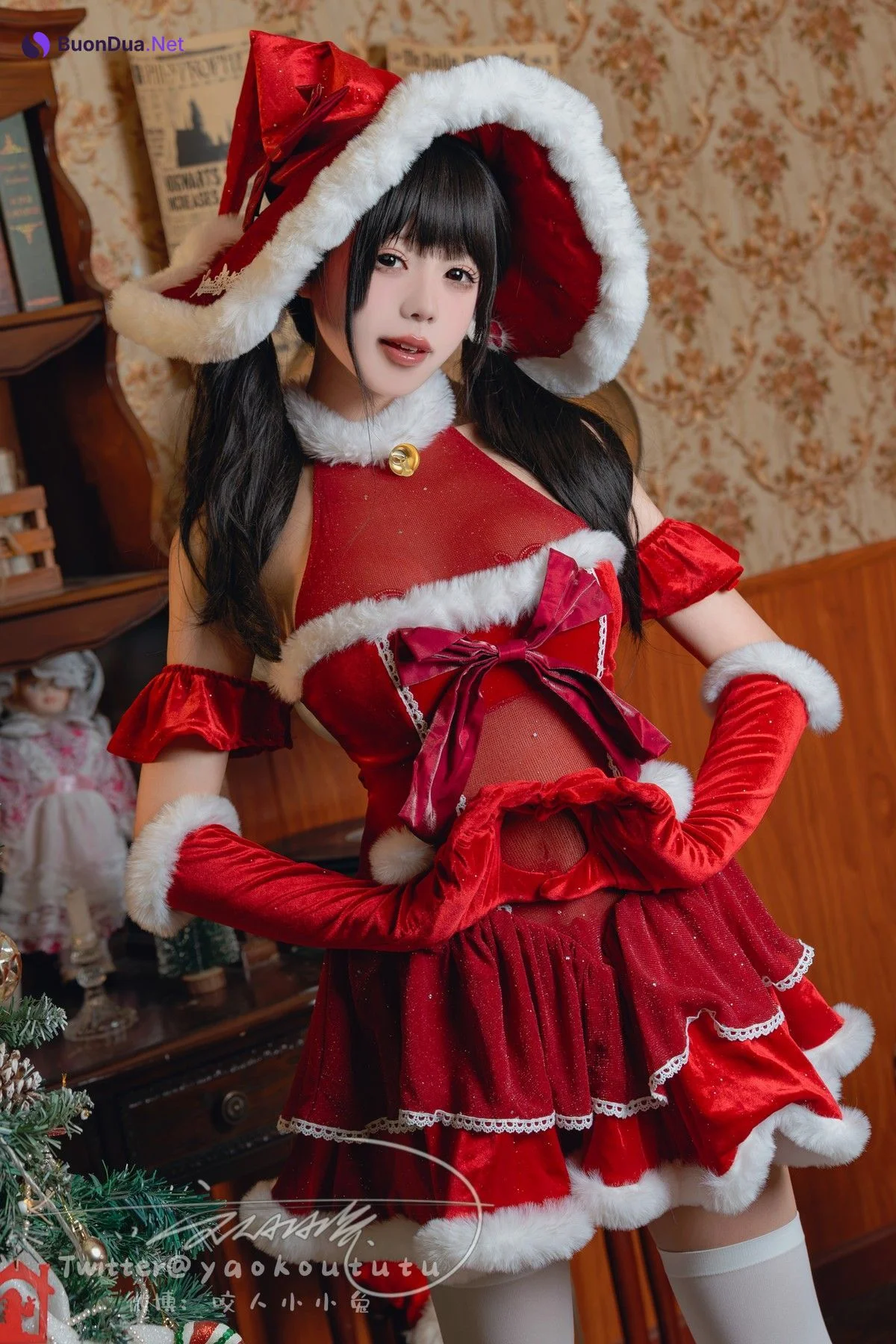 Cosplay 黏黏团子兔 魔女圣诞夜 Christmas Eve Set.01 - Photo 11