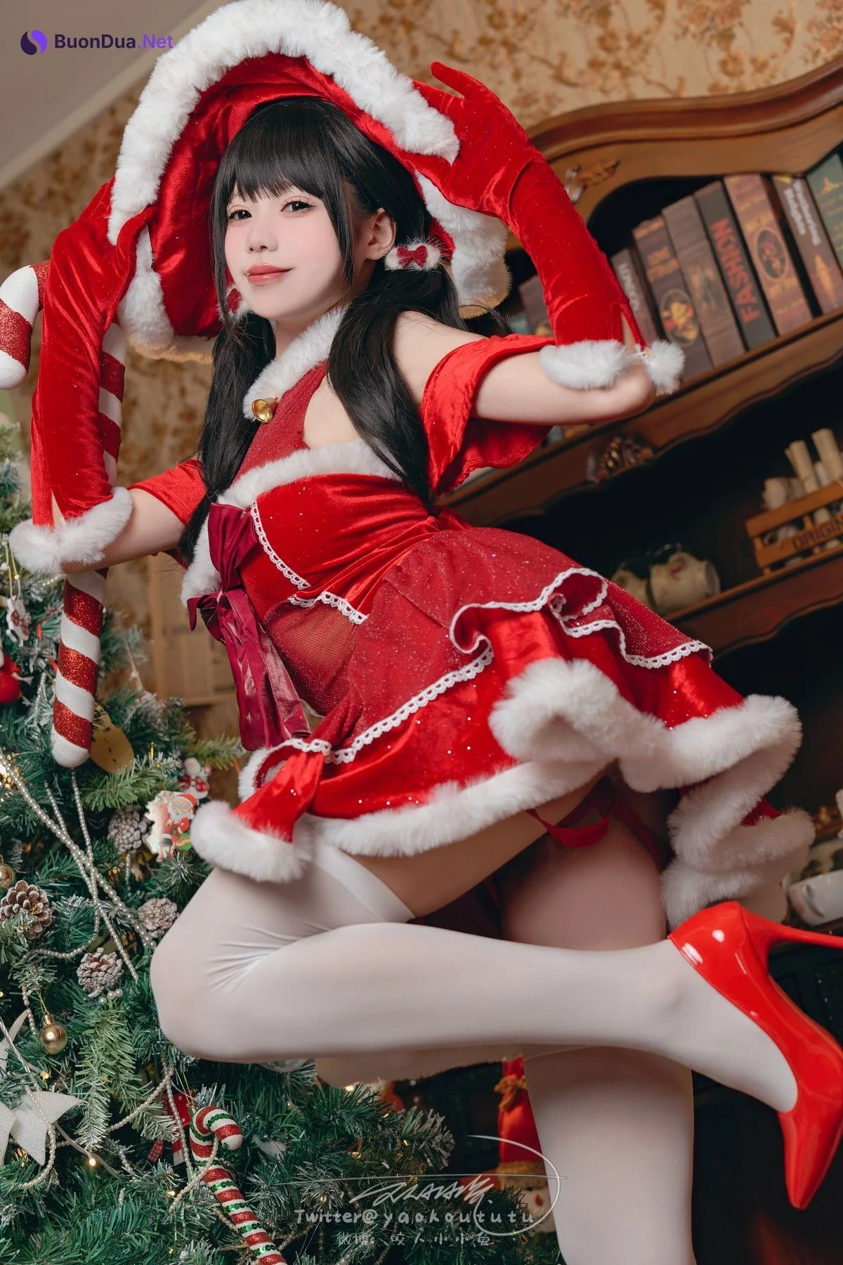 Cosplay 黏黏团子兔 魔女圣诞夜 Christmas Eve Set.01 - Photo 9