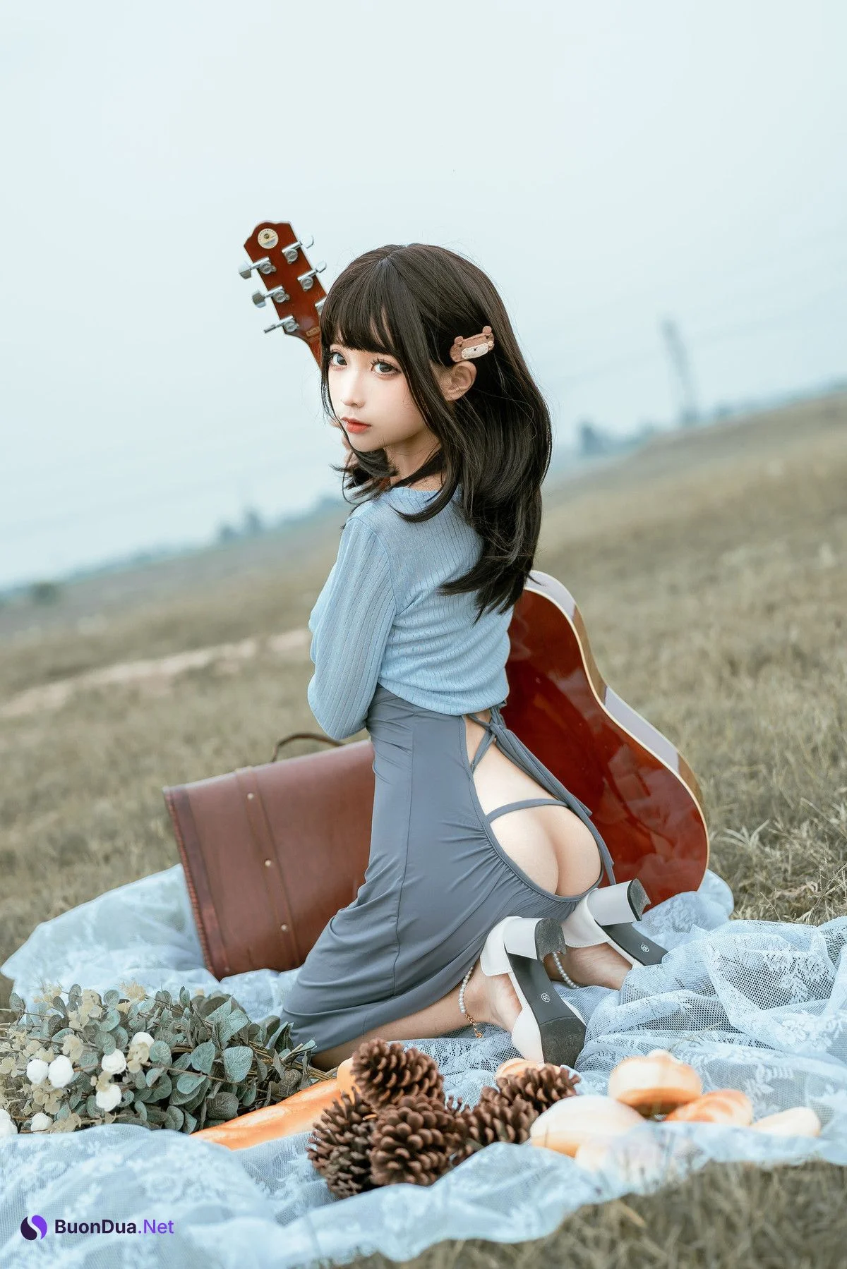 Cosplay 蠢沫沫Chunmomo 吉他妹妹 - 写真 4