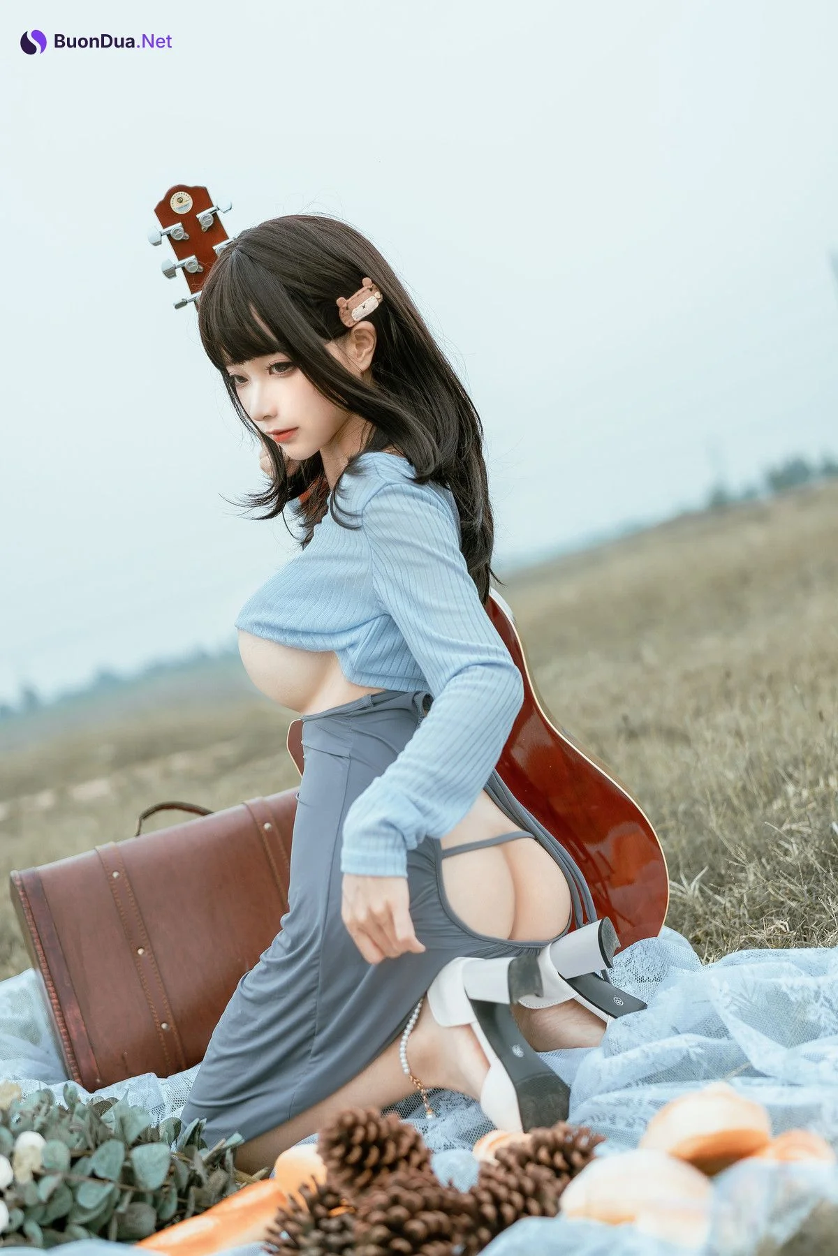 Cosplay 蠢沫沫Chunmomo 吉他妹妹 - 写真 5