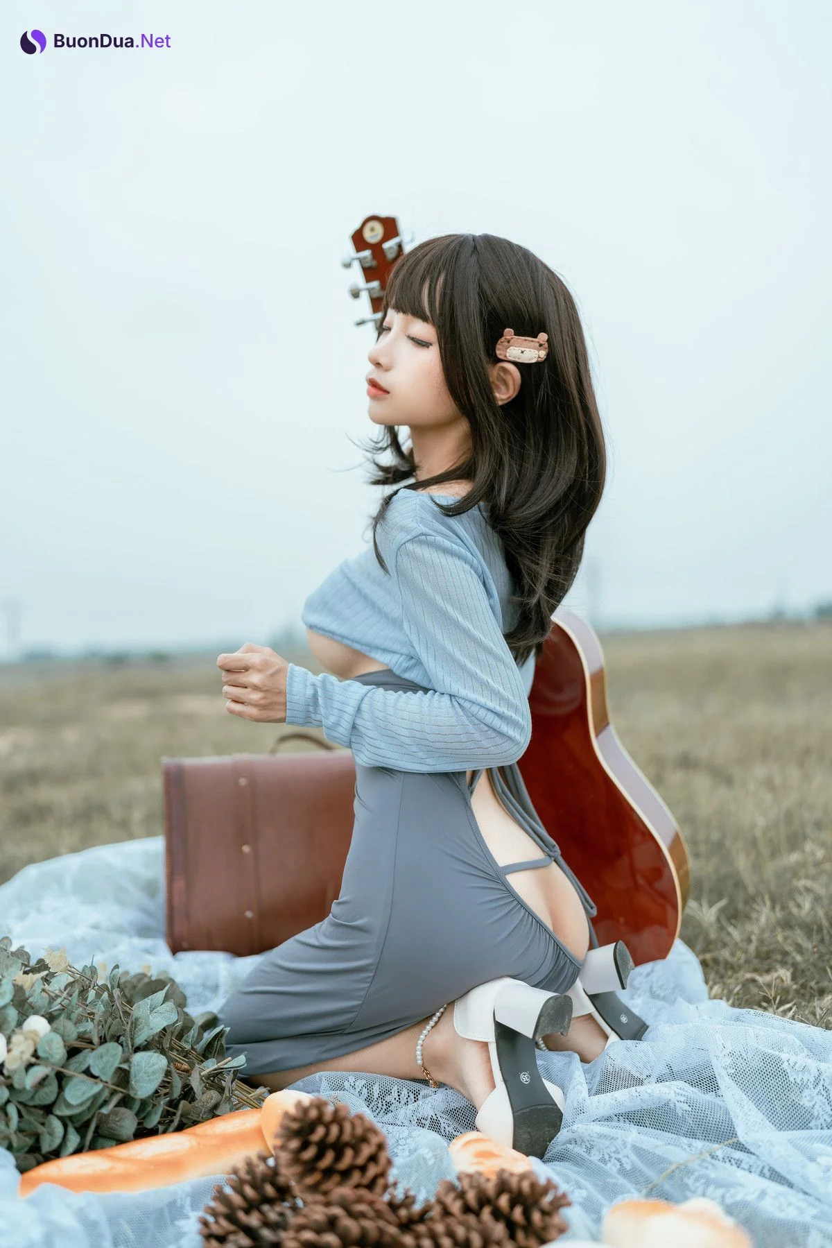 Cosplay 蠢沫沫Chunmomo 吉他妹妹 - 写真 7