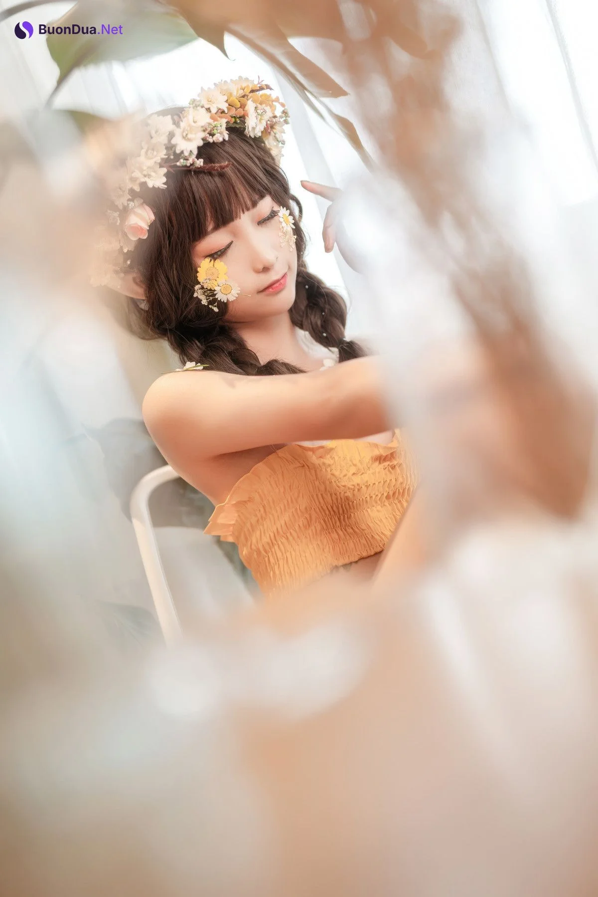 Cosplay 蠢沫沫Chunmomo 《尖耳国度》花精灵 - 写真 13