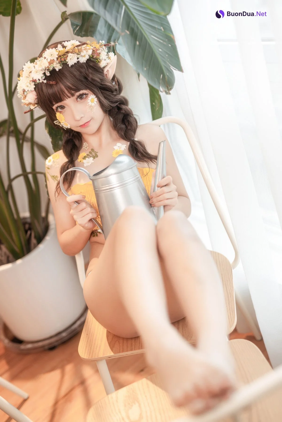 Cosplay 蠢沫沫Chunmomo 《尖耳国度》花精灵 - 写真 17
