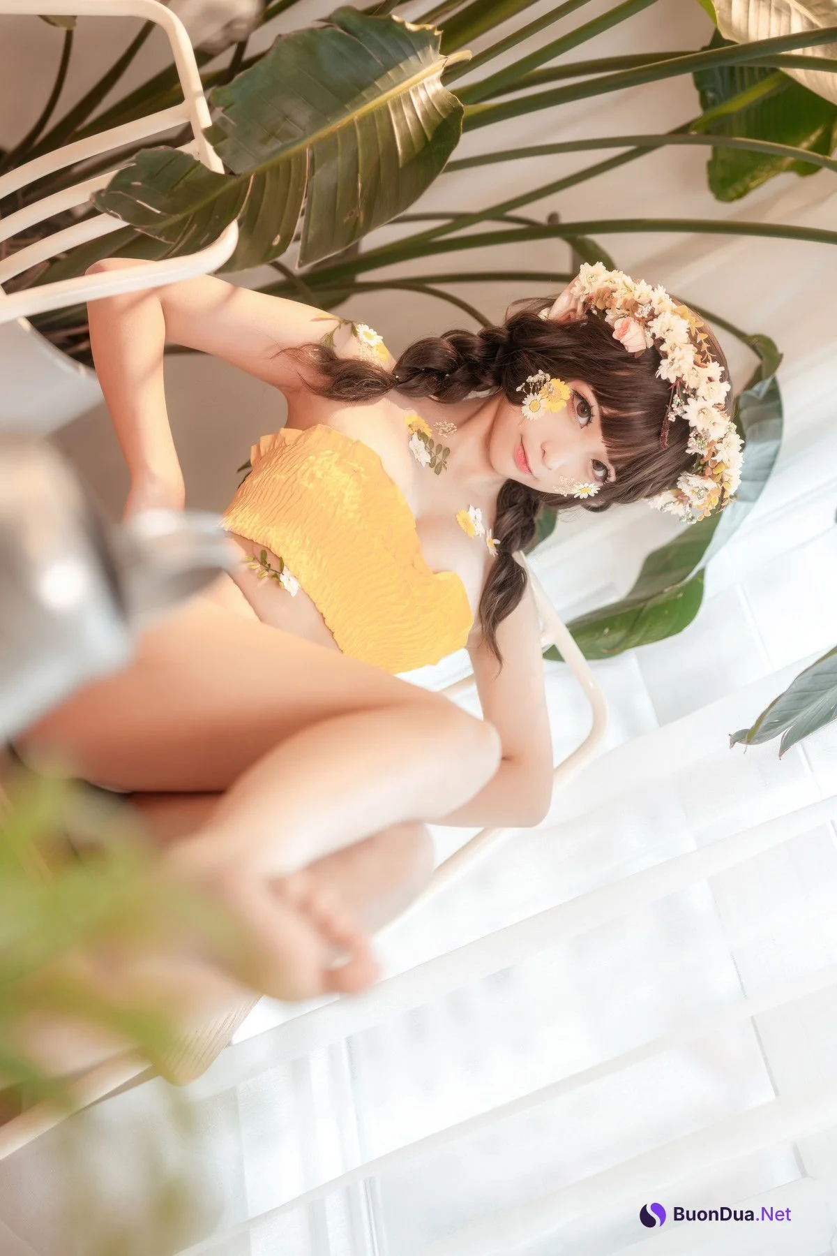 Cosplay 蠢沫沫Chunmomo 《尖耳国度》花精灵 - 写真 19