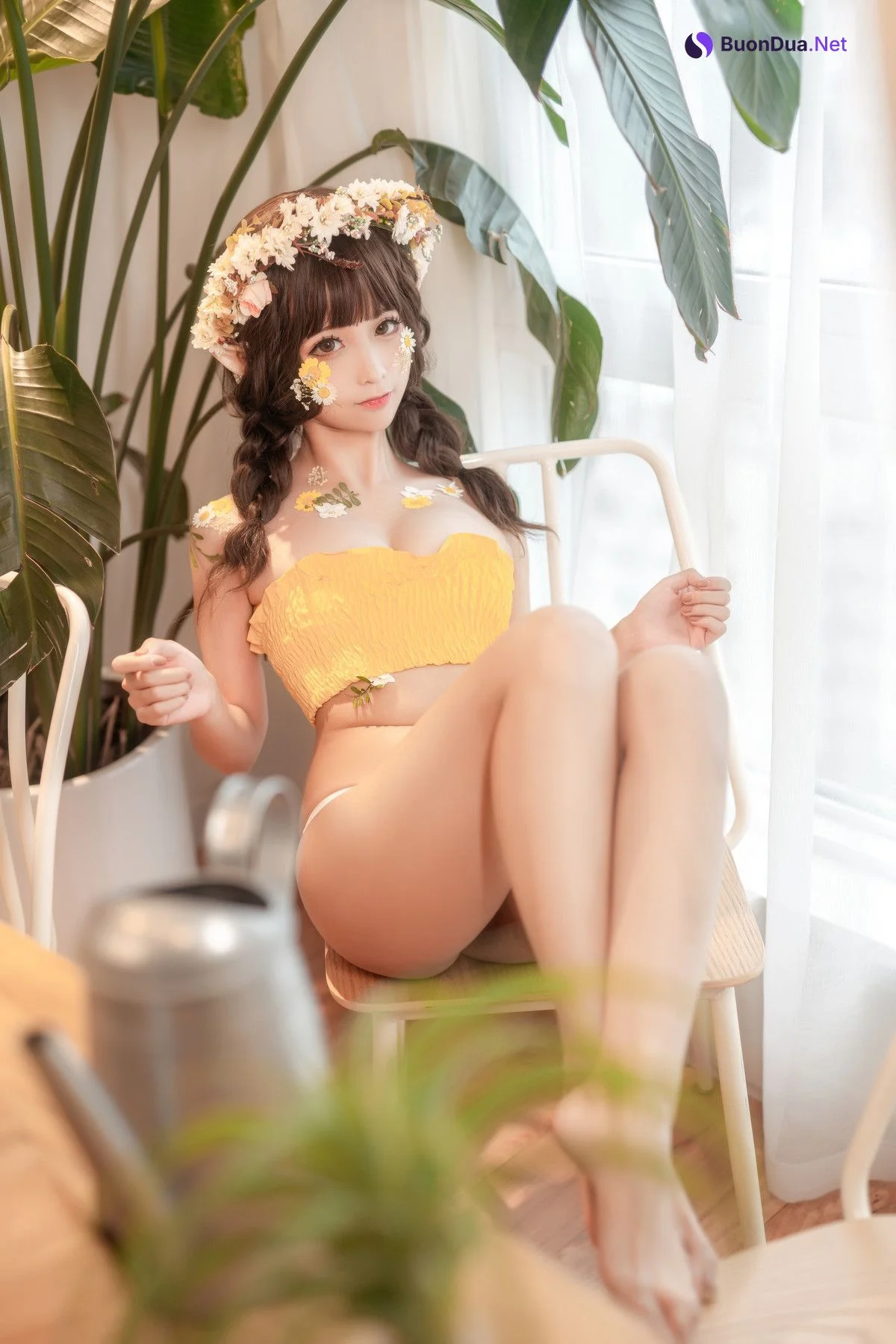 Cosplay 蠢沫沫Chunmomo 《尖耳国度》花精灵 - 写真 20