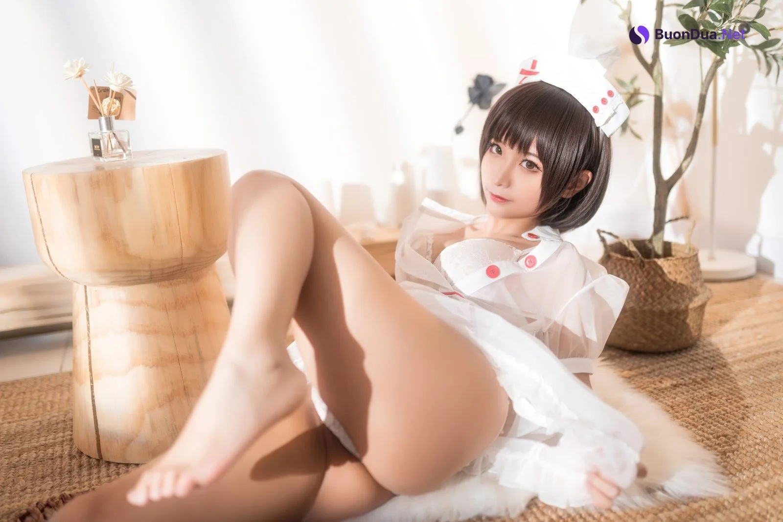 Cosplay 蠢沫沫 Chunmomo 透明护士 - Photo 11
