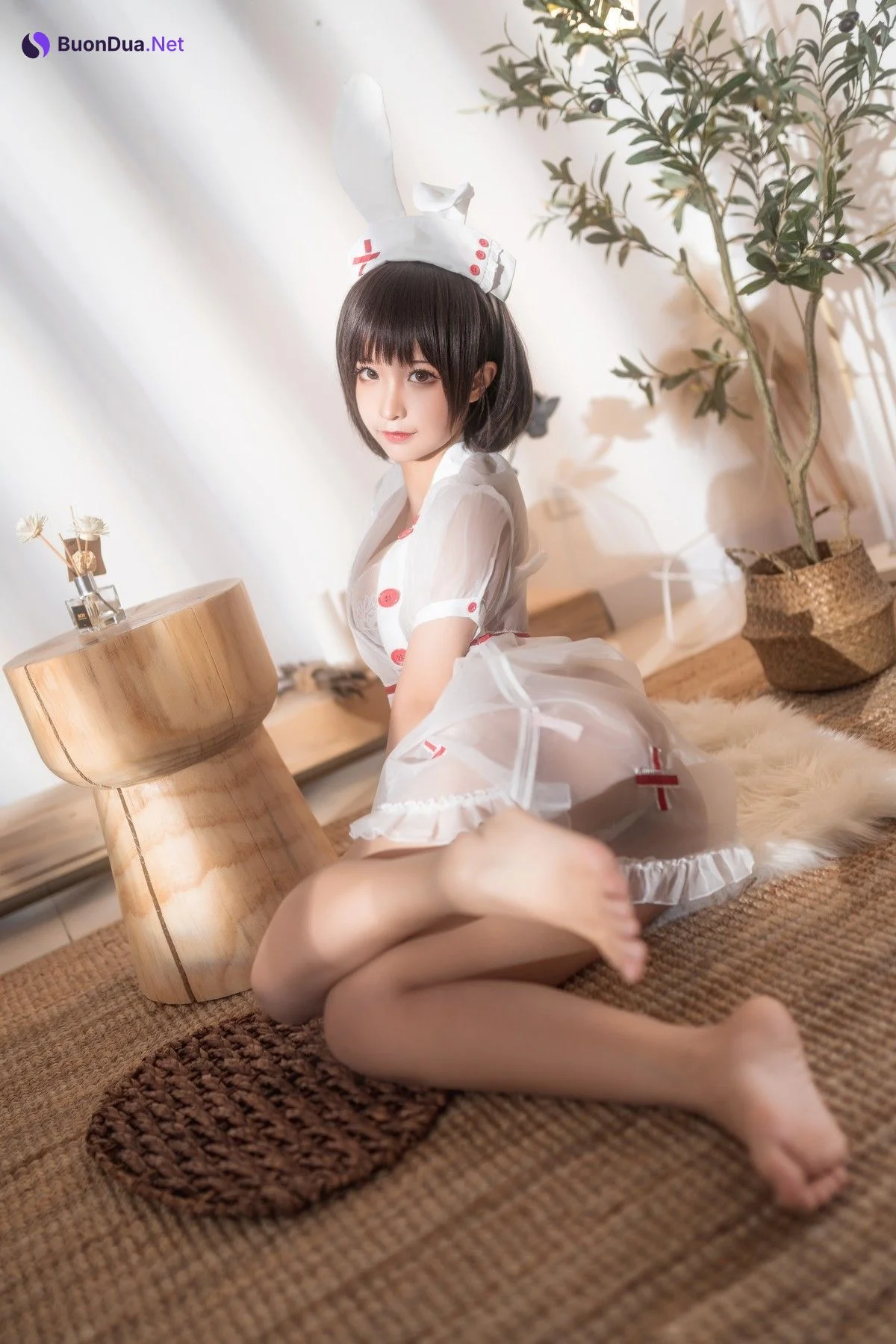 Cosplay 蠢沫沫 Chunmomo 透明护士 - Photo 15