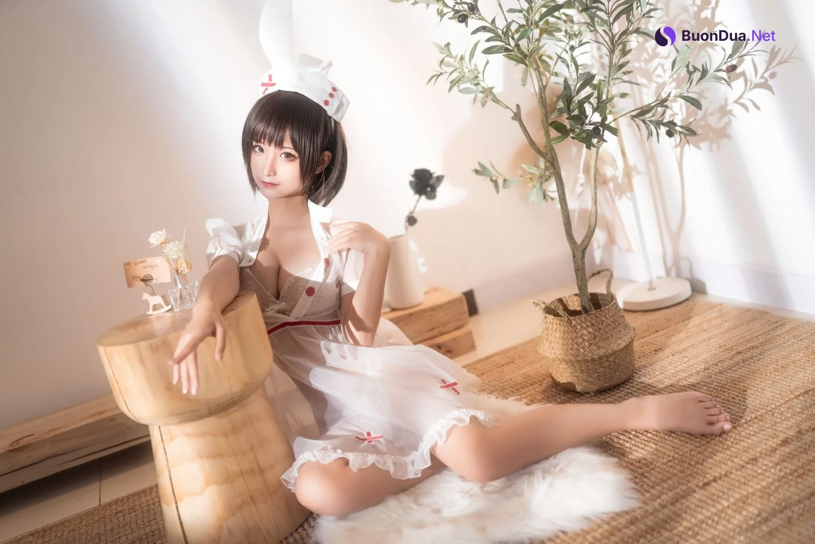 Cosplay 蠢沫沫 Chunmomo 透明护士 - Photo 19