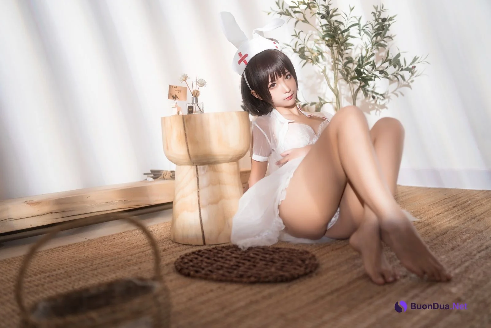Cosplay 蠢沫沫 Chunmomo 透明护士 - Photo 6