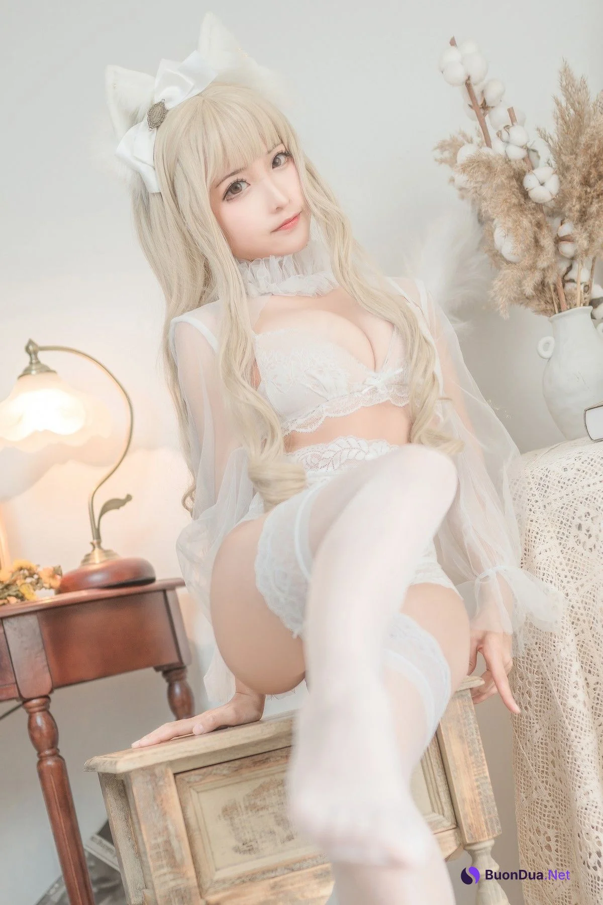 Cosplay 蠢沫沫 Chunmomo 白猫 - Photo 7