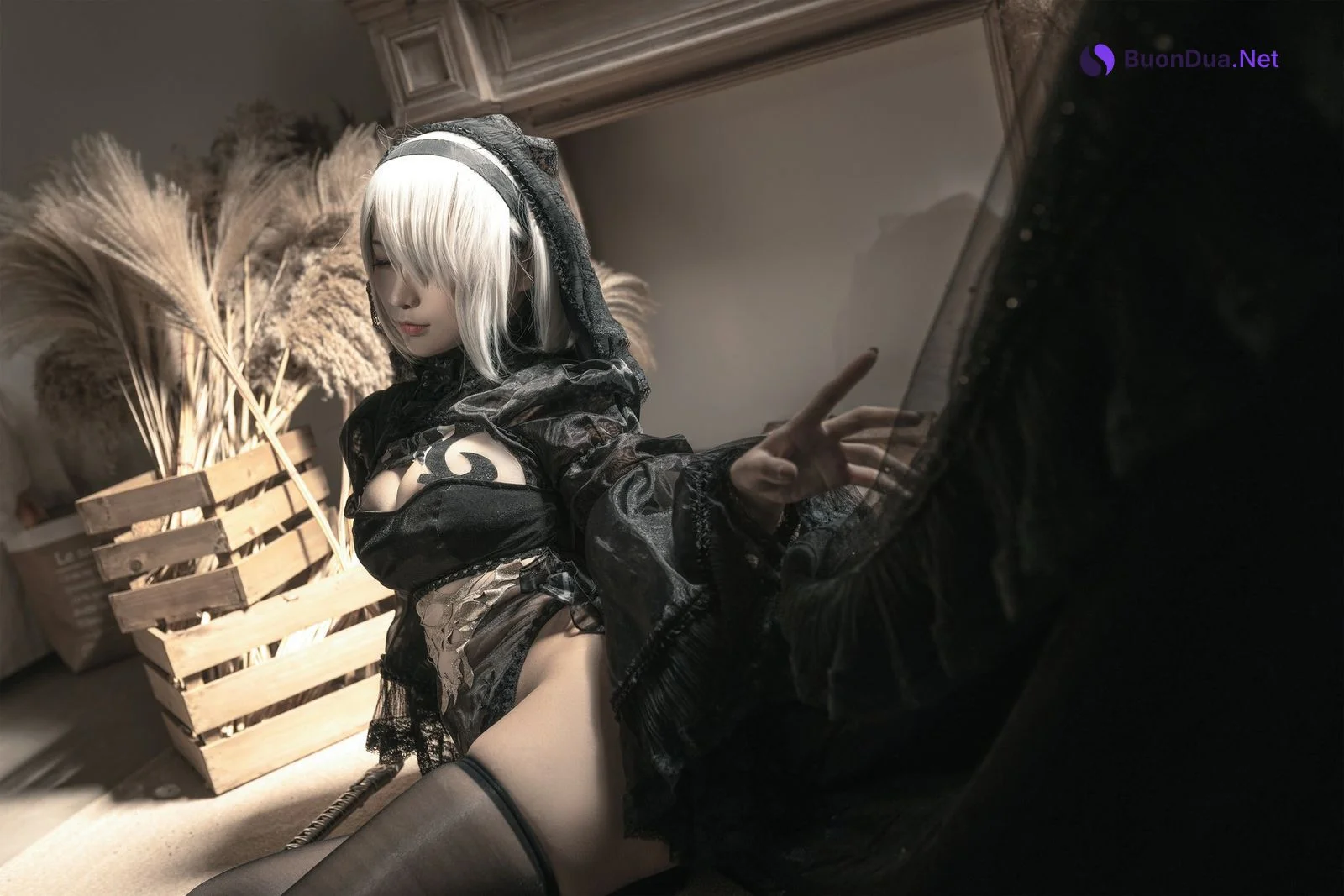 Cosplay 蠢沫沫 Chunmomo 尼尔纪元 黑花嫁 - Photo 19