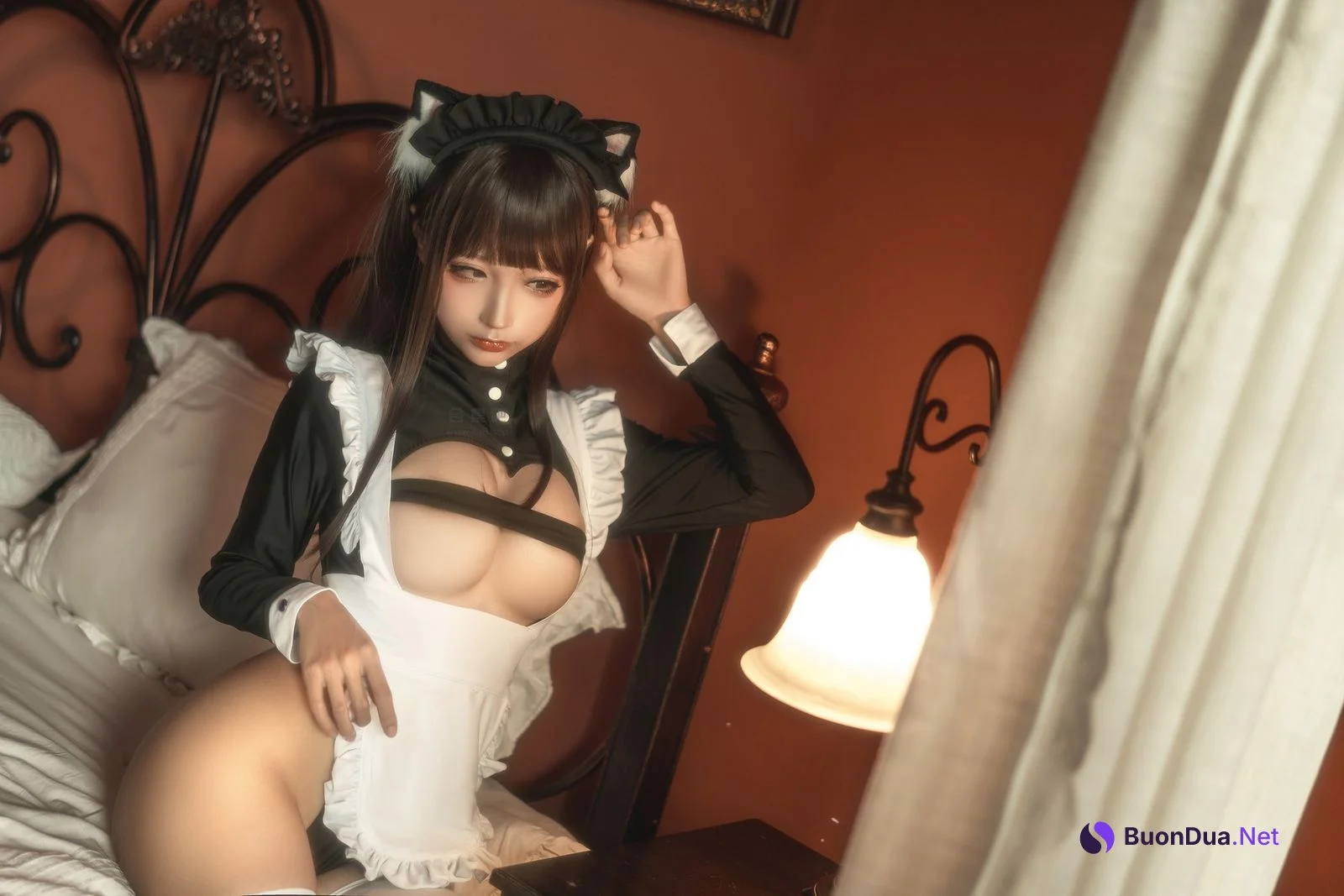 Cosplay 蠢沫沫Chunmomo 仆-女仆 - 写真 16