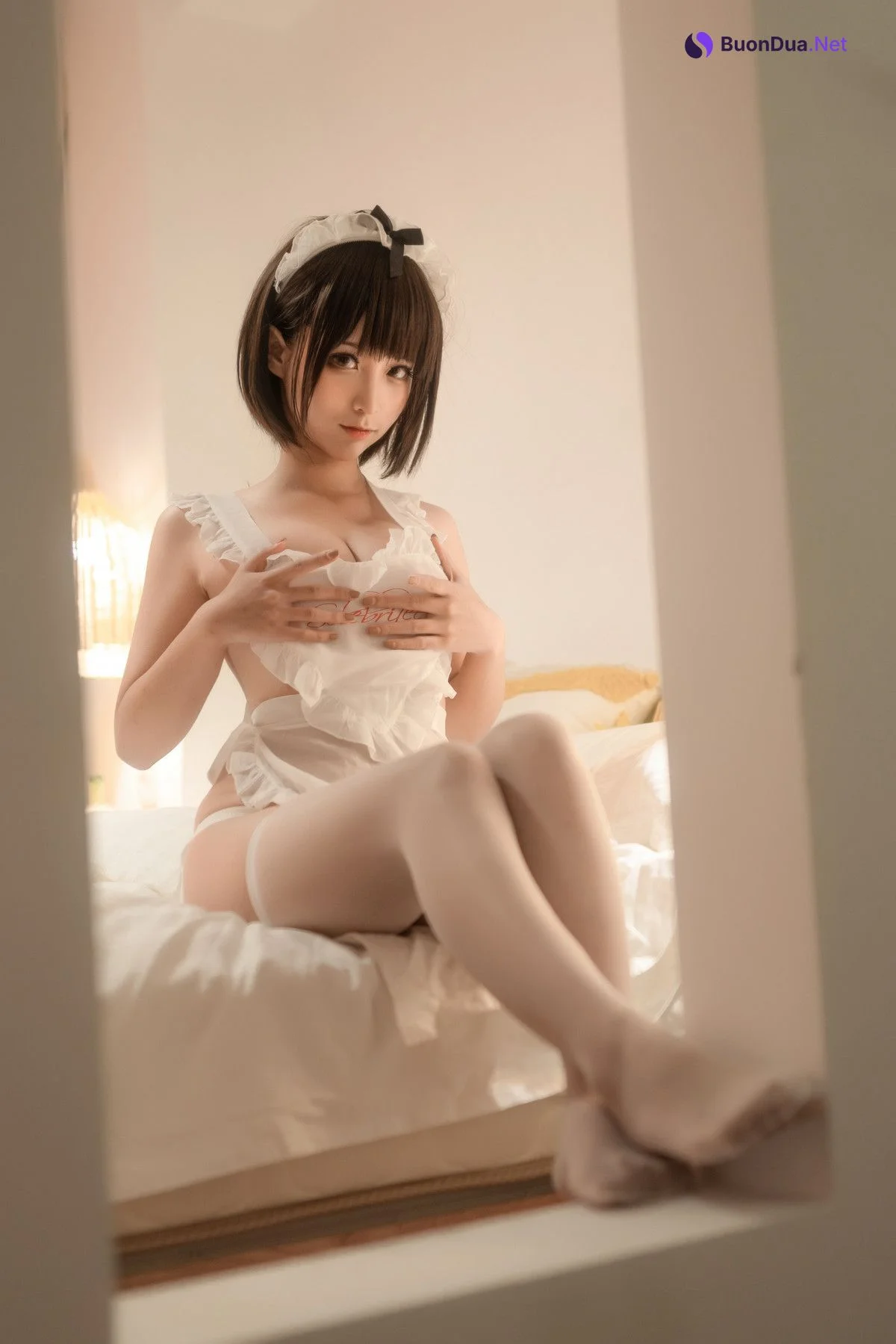 Cosplay 蠢沫沫 Chunmomo 沫沫真爱版 爱心围裙 - Photo 10