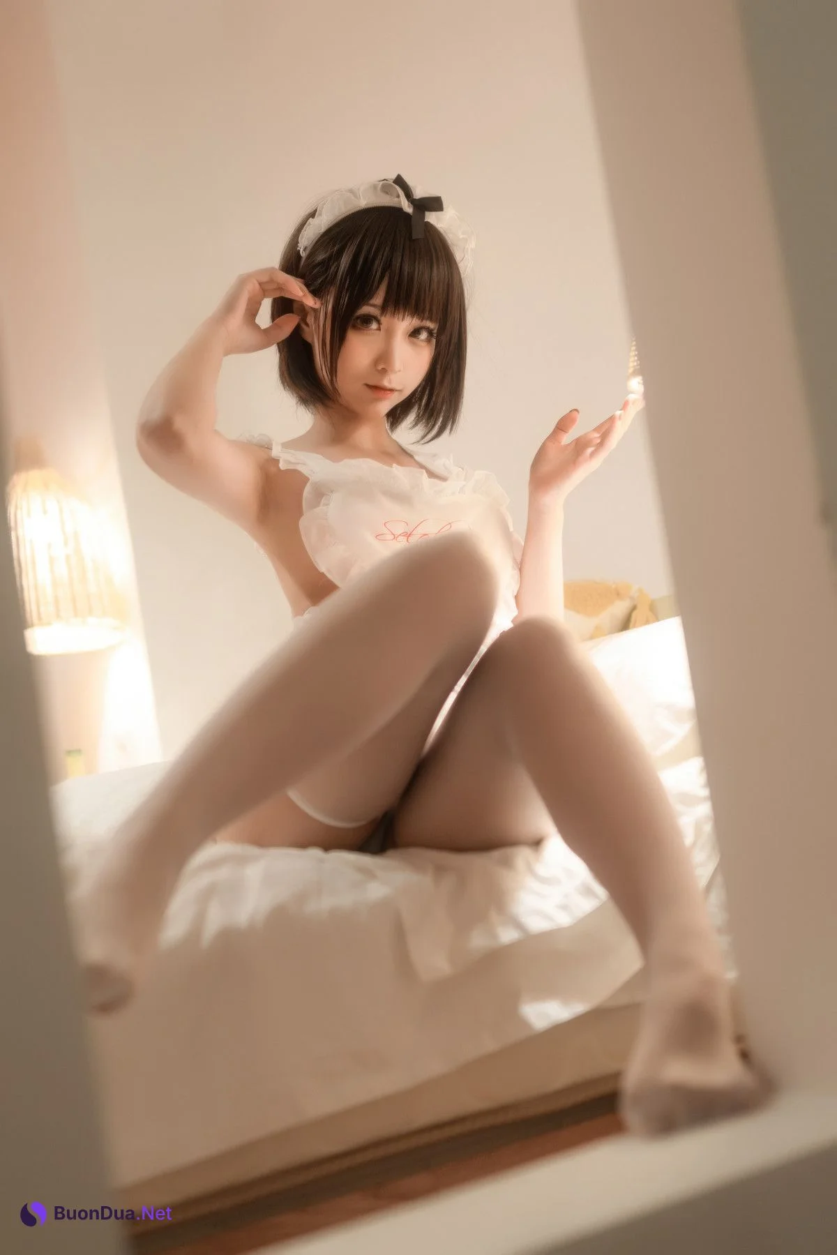 Cosplay 蠢沫沫 Chunmomo 沫沫真爱版 爱心围裙 - Photo 11