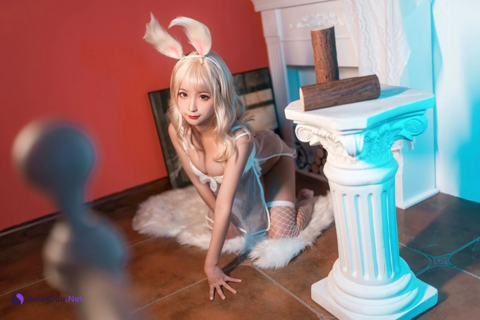 Cosplay 蠢沫沫 Chunmomo 小白兔 - Photo 13