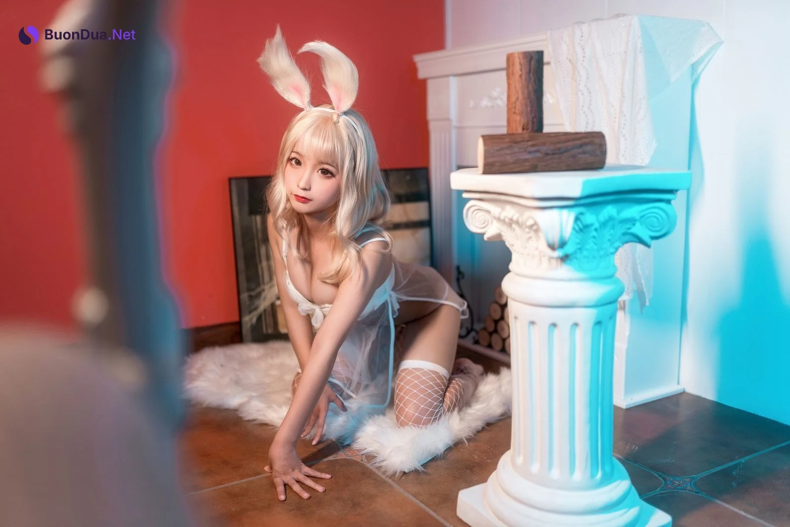 Cosplay 蠢沫沫 Chunmomo 小白兔 - Photo 14